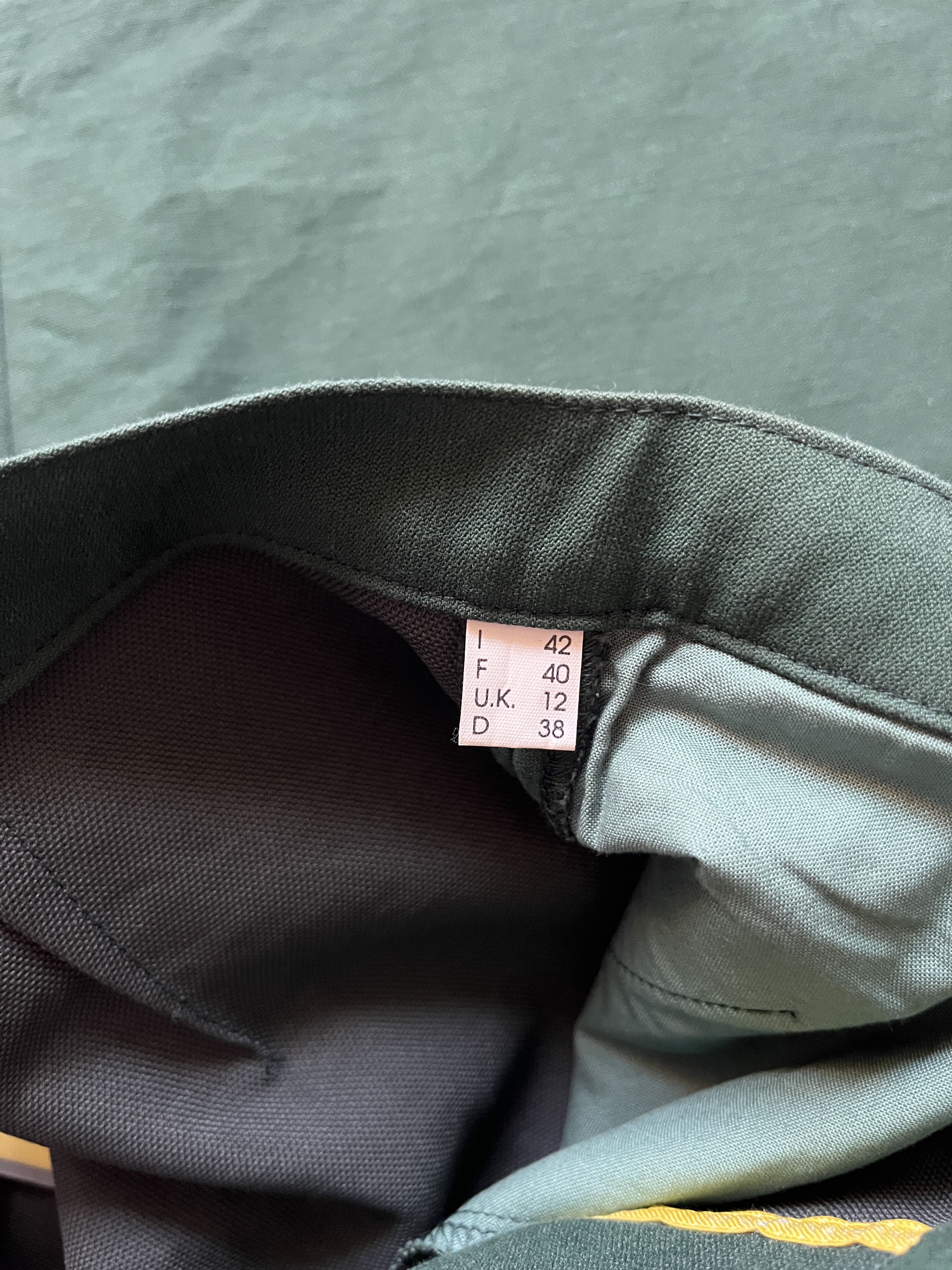 Mandarina Duck ⚡️QUICK SALE⚡️1990's Mandarina Duck Exowear Green Skirt Size 28" / US 6 / IT 42 - 5 Thumbnail