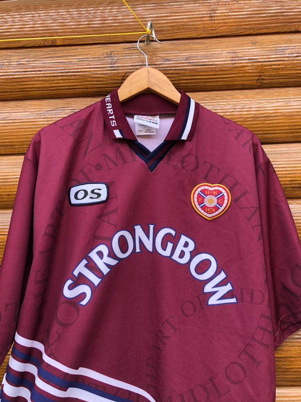 Vintage Vintage 1998/1999 Heart of Midlothian football shirt jersey Size US L / EU 52-54 / 3 - 2 Thumbnail