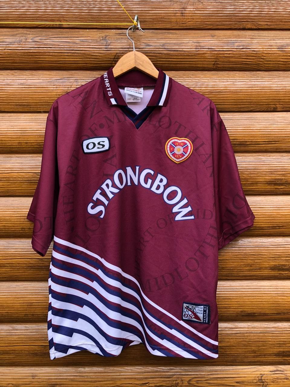Vintage Vintage 1998/1999 Heart of Midlothian football shirt jersey Size US L / EU 52-54 / 3 - 1 Thumbnail