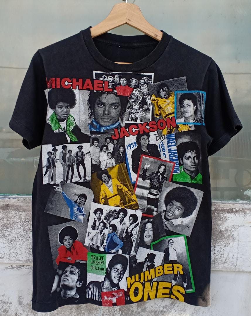 Band Tees × Michael Jackson Michael Jackson Tribute 1958-2009 Tee Size US S / EU 44-46 / 1 - 1 Thumbnail