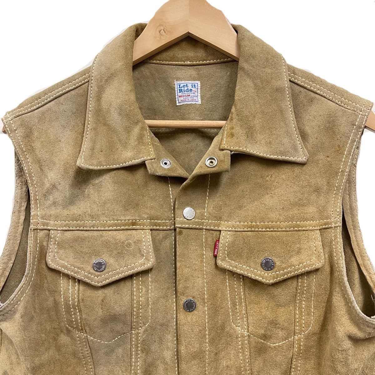Freewheelers 🔥 Let it ride japan vest leather suede Size US M / EU 48-50 / 2 - 3 Thumbnail