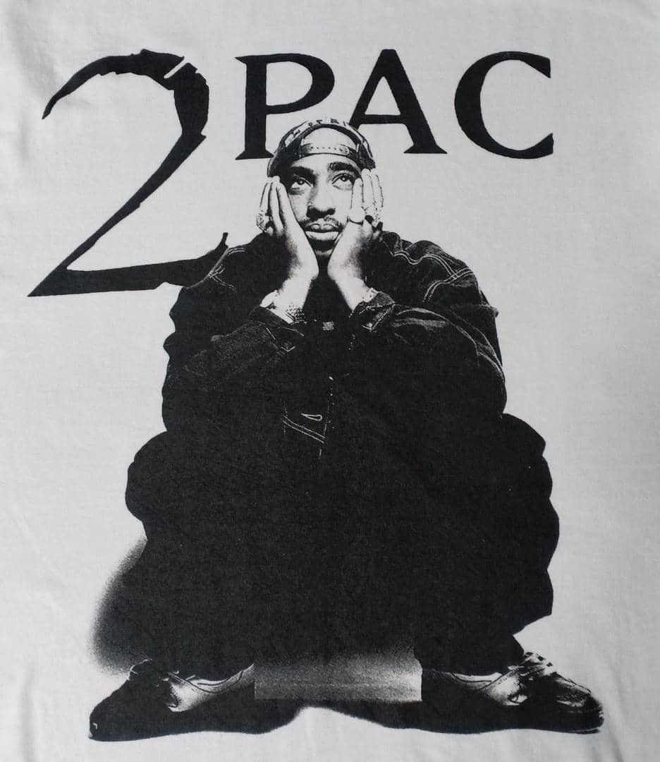 Band Tees × Rap Tees 2 pac T-Shirt Size US L / EU 52-54 / 3 - 2 Thumbnail