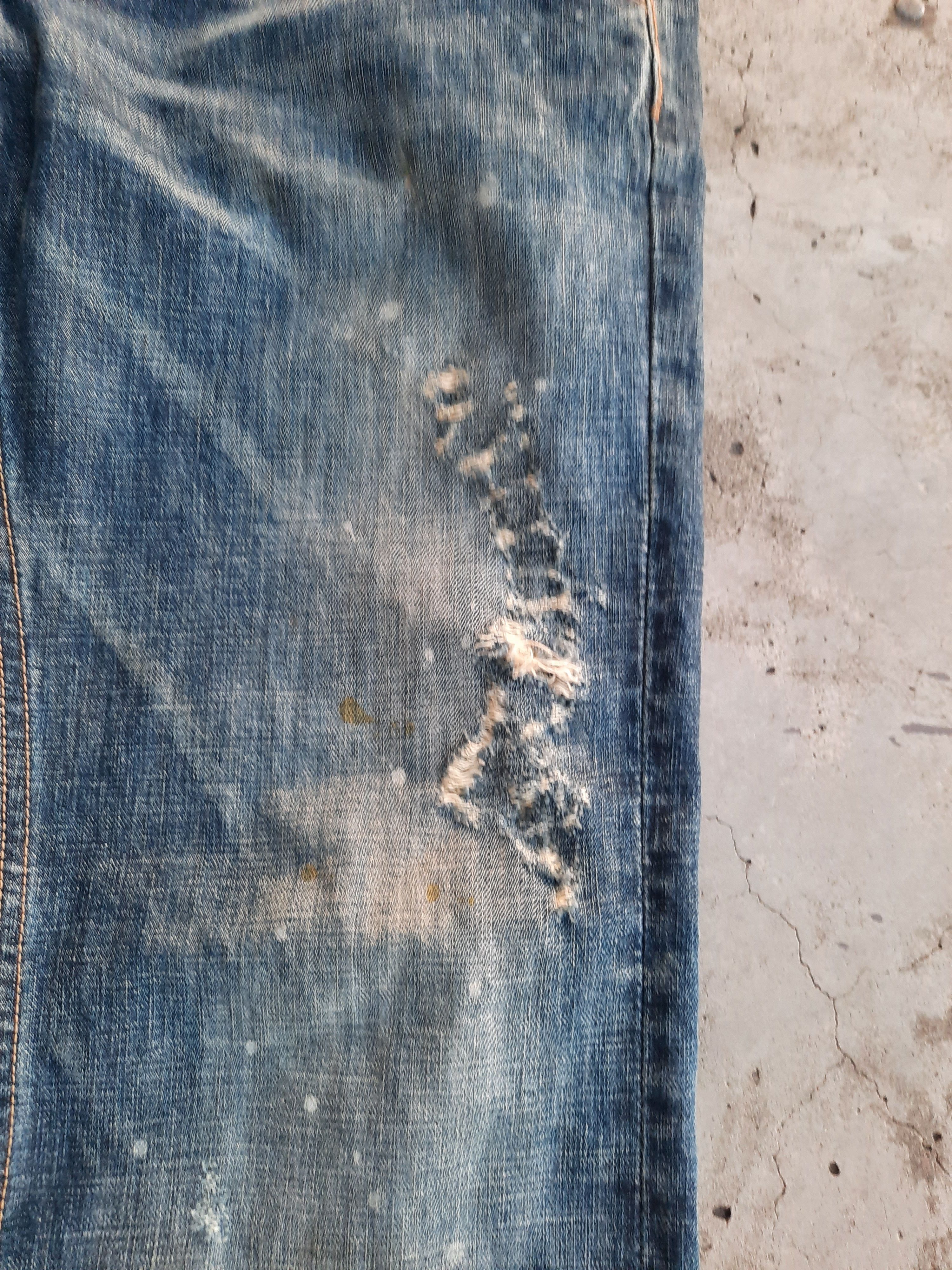 Other A.V.H Costom Distressed Denim Size US 35 - 6 Thumbnail