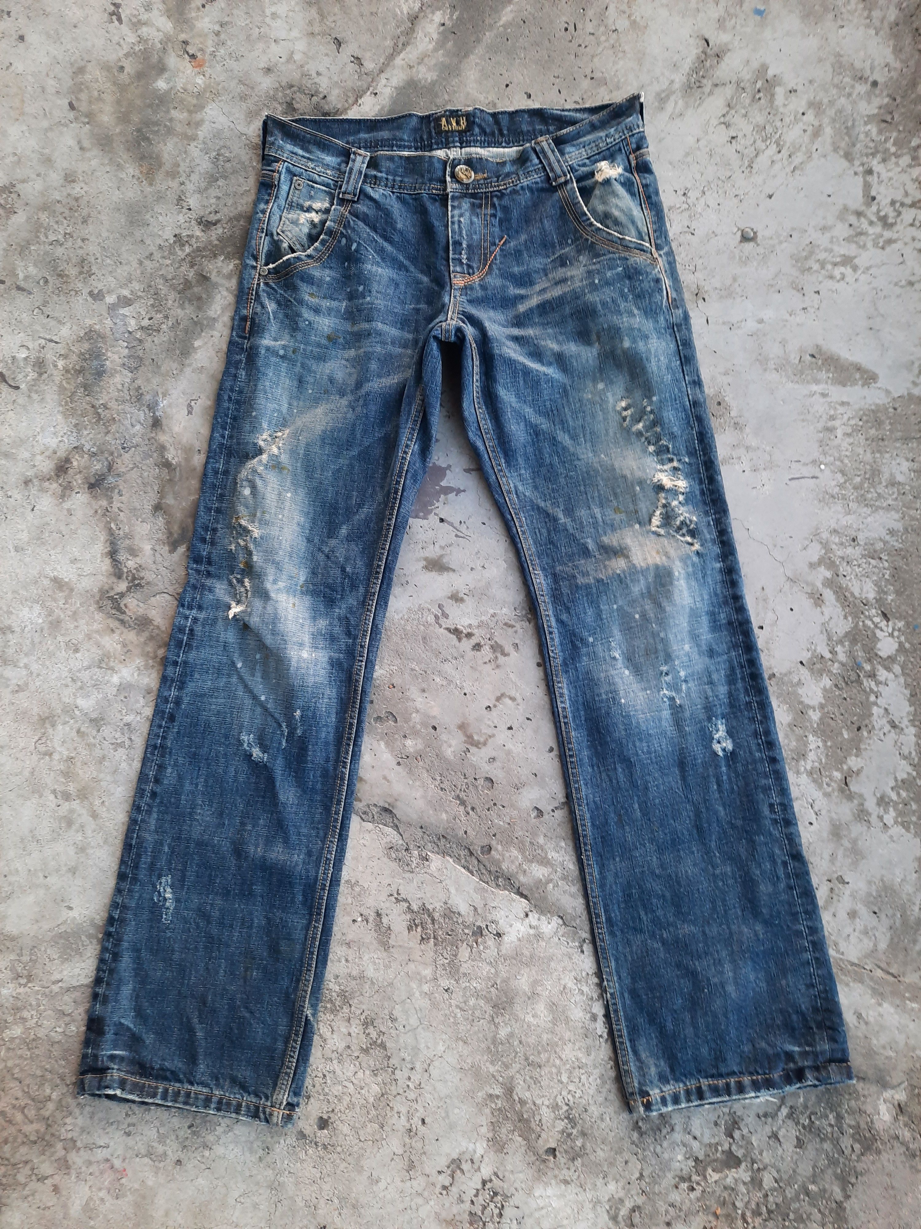 Other A.V.H Costom Distressed Denim Size US 35 - 1 Thumbnail