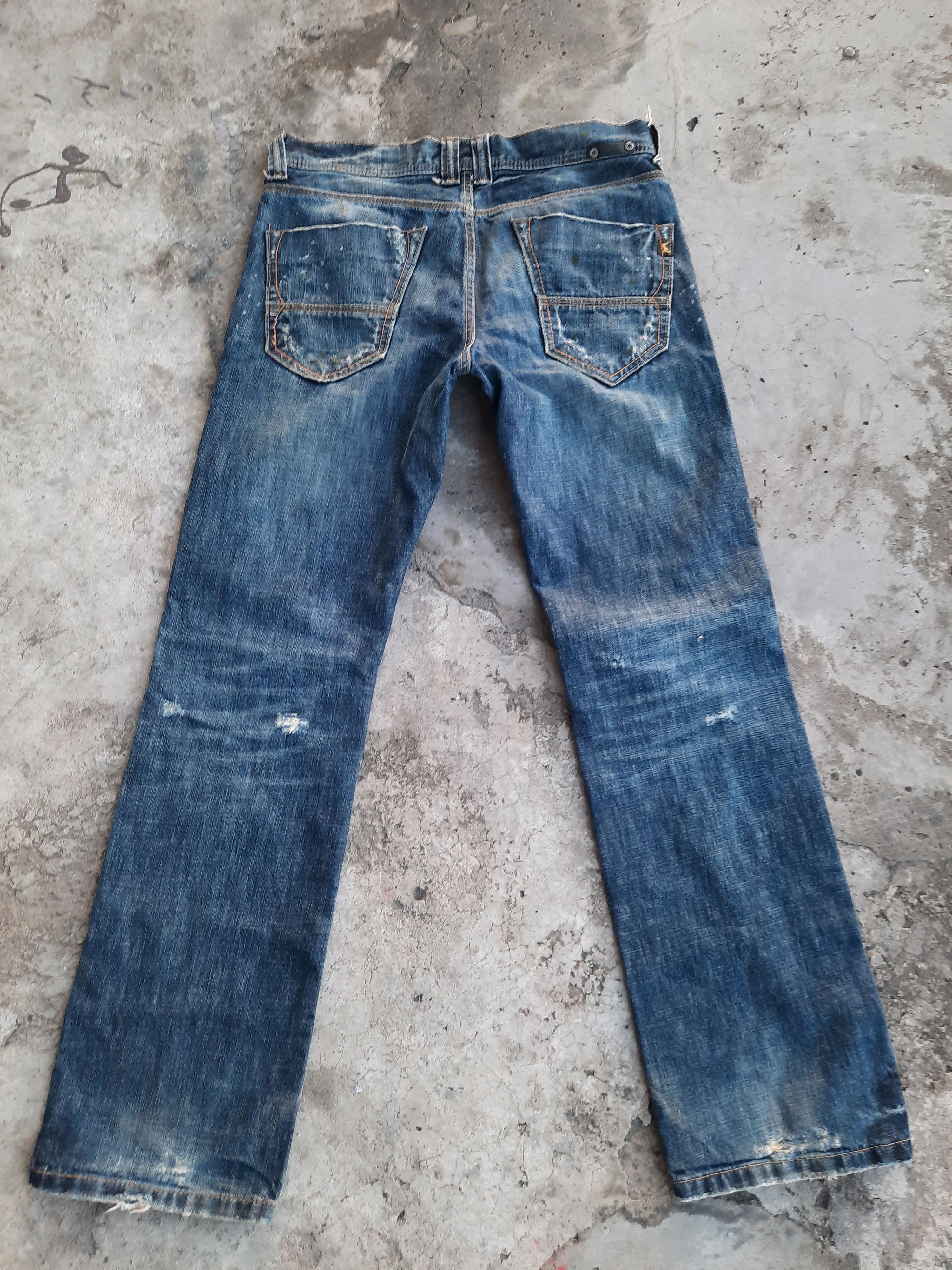 Other A.V.H Costom Distressed Denim Size US 35 - 3 Thumbnail