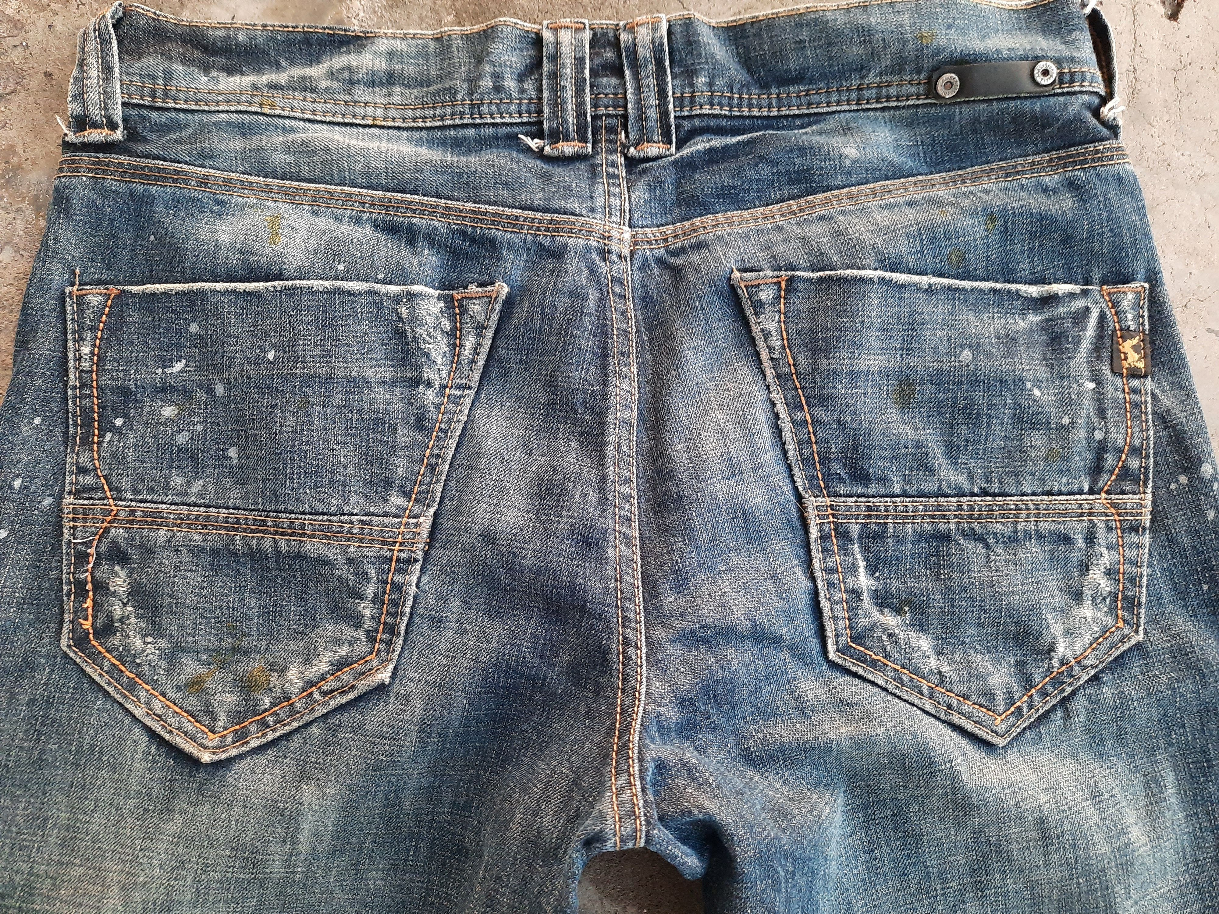 Other A.V.H Costom Distressed Denim Size US 35 - 4 Thumbnail