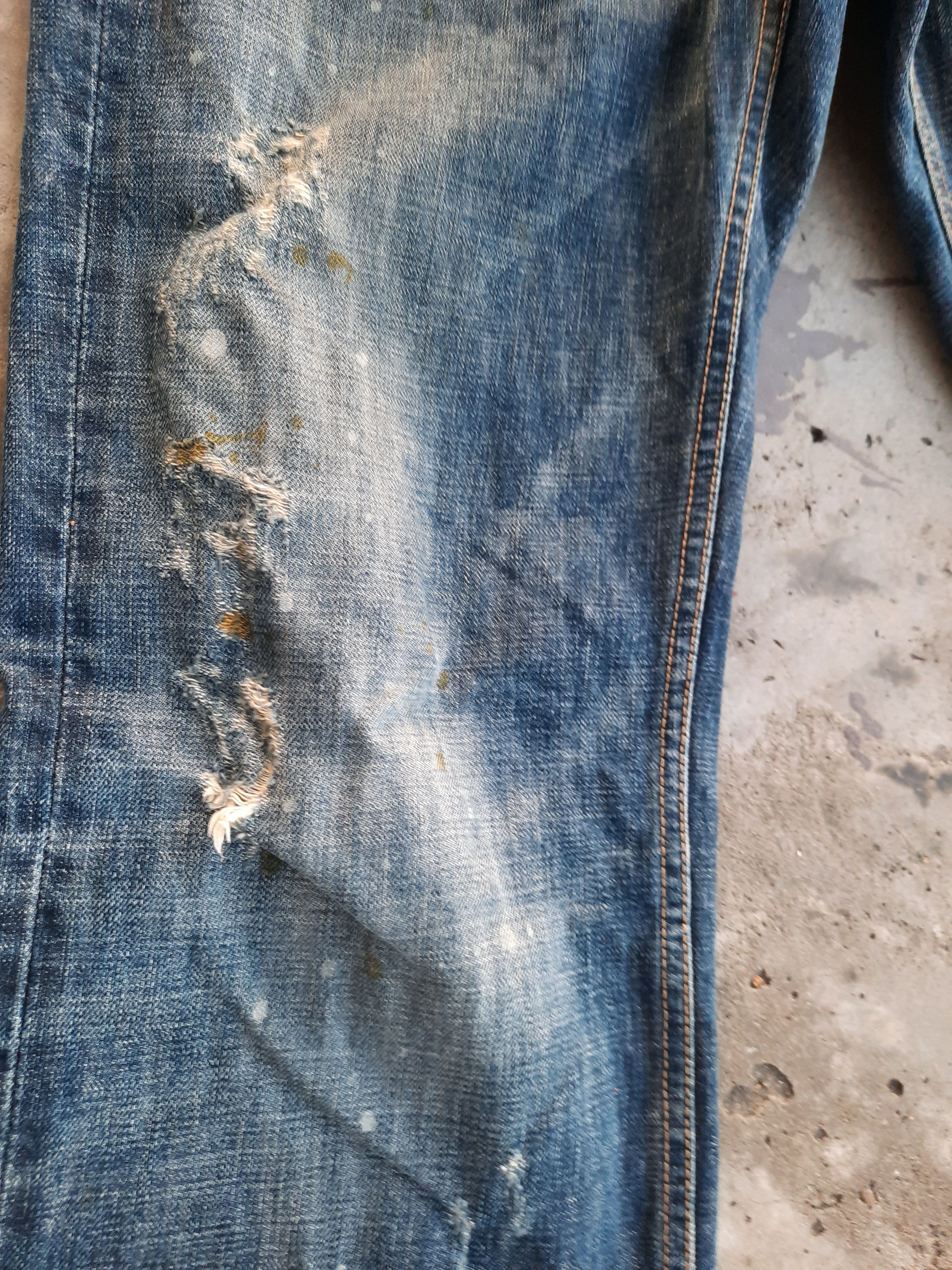 Other A.V.H Costom Distressed Denim Size US 35 - 5 Thumbnail