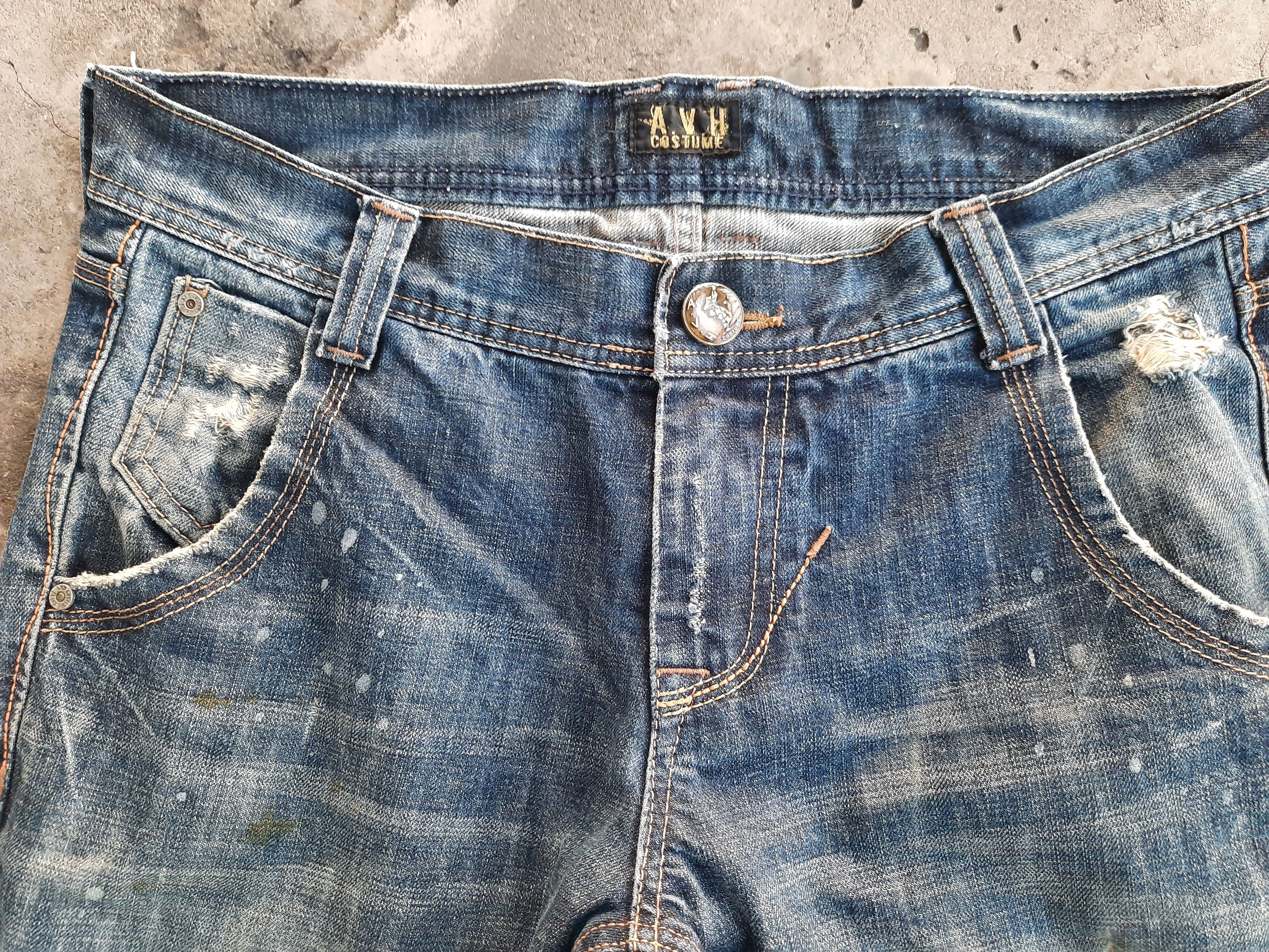 Other A.V.H Costom Distressed Denim Size US 35 - 2 Thumbnail