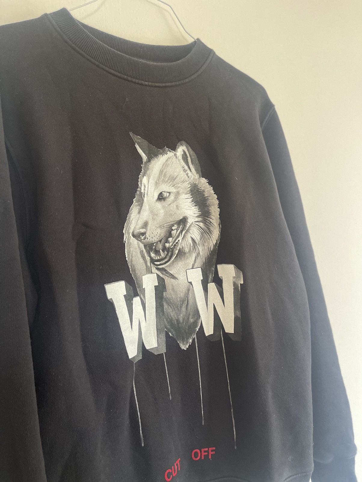 Off-White Off white wolf crewneck Size US M / EU 48-50 / 2 - 4 Thumbnail