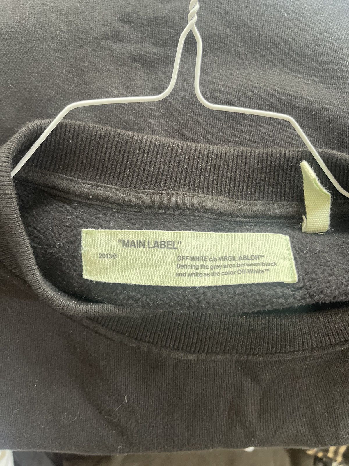 Off-White Off white wolf crewneck Size US M / EU 48-50 / 2 - 8 Thumbnail