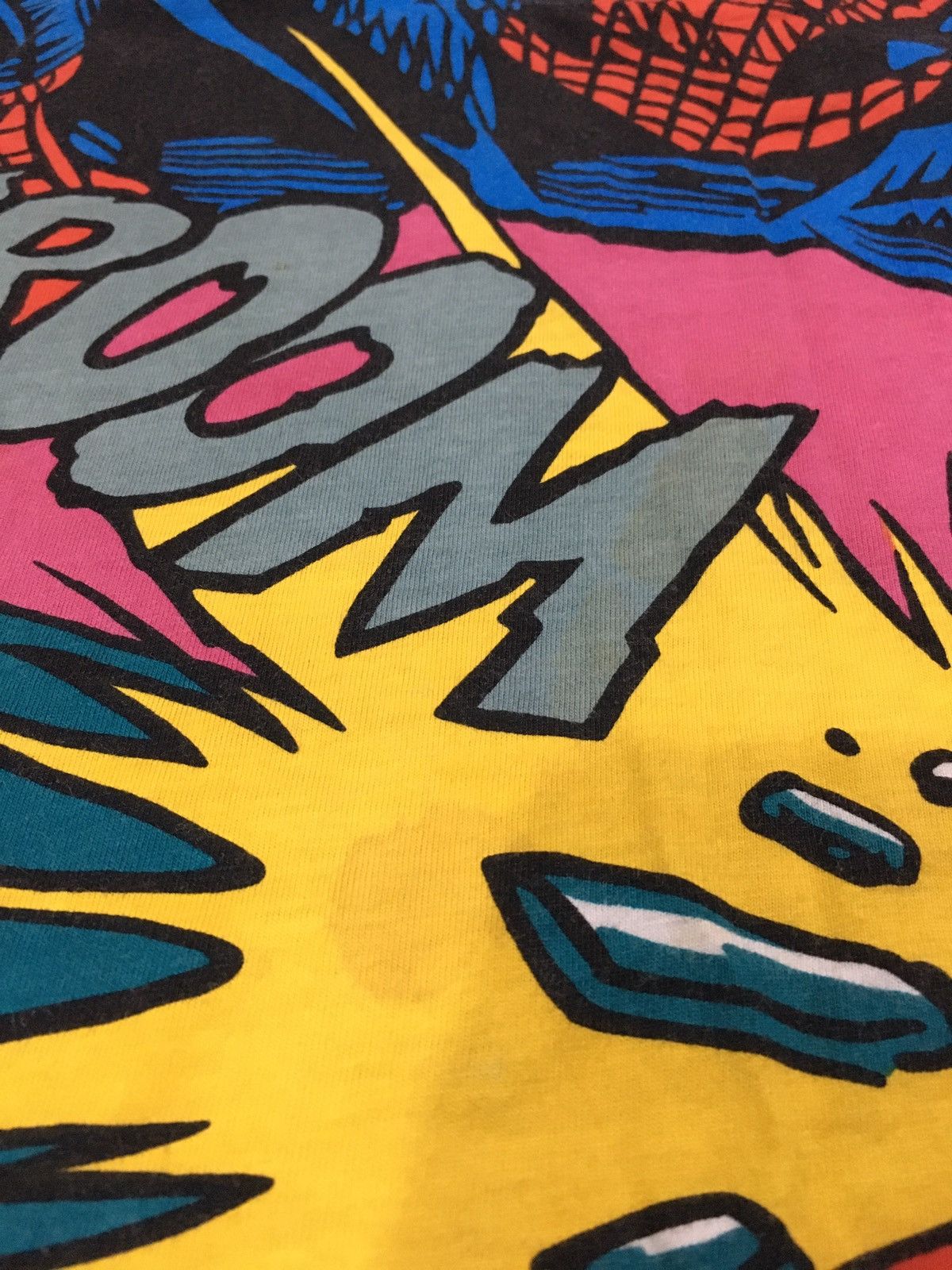 Marvel Comics Vtg Spiderman Overprinted Rare Design T Shirt Size US XL / EU 56 / 4 - 9 Thumbnail