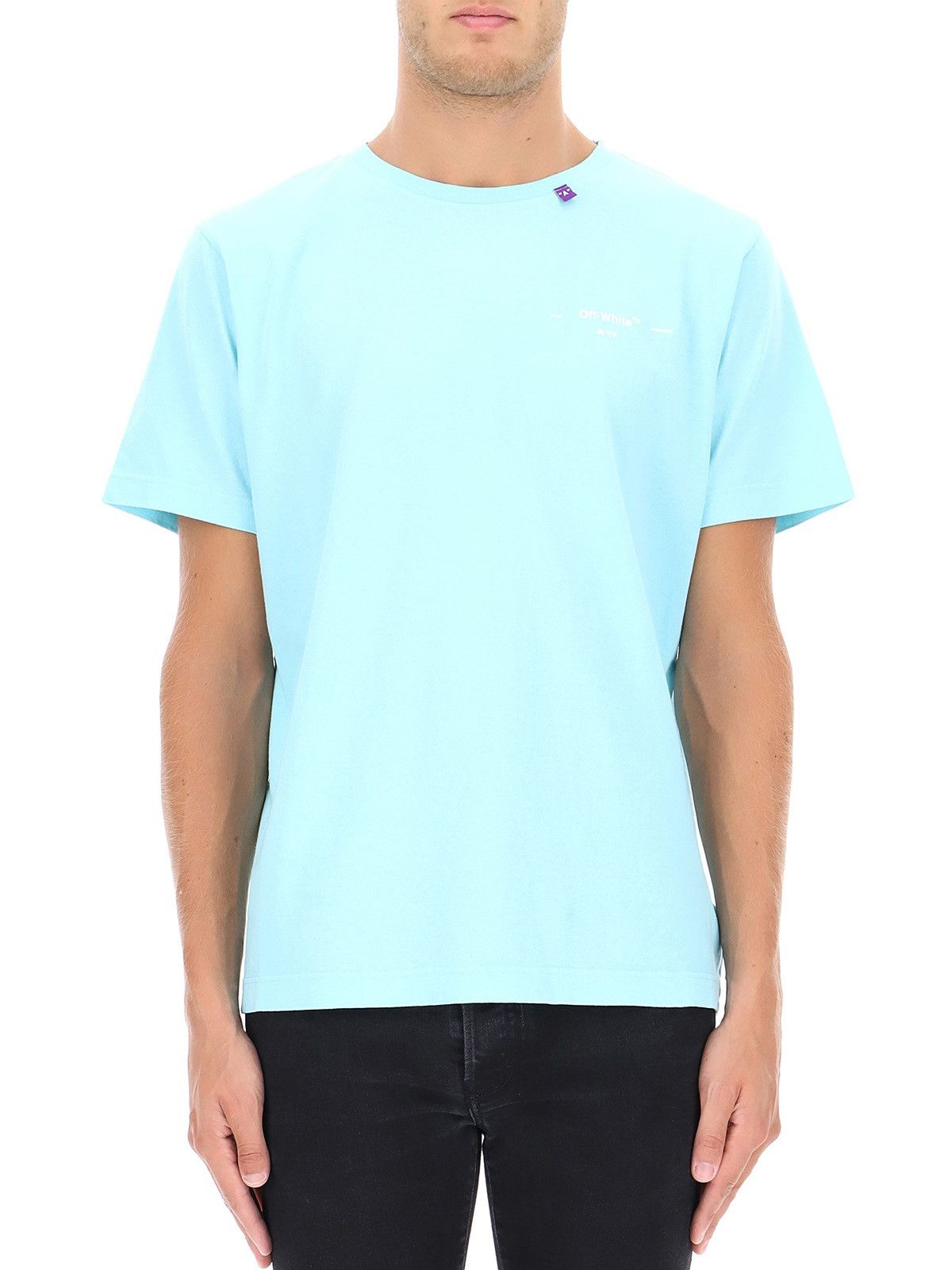 Off white slim fit small logo tee