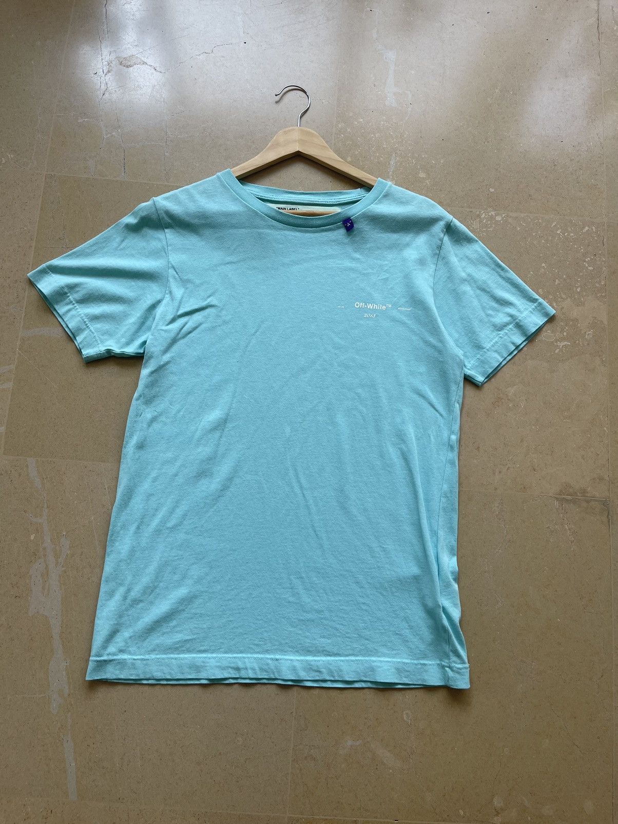 Off-White Off white slim fit small logo tee Size US XS / EU 42 / 0 - 2 Thumbnail