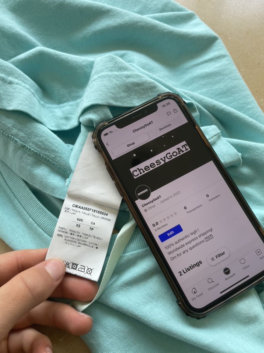 Off-White Off white slim fit small logo tee Size US XS / EU 42 / 0 - 8 Thumbnail