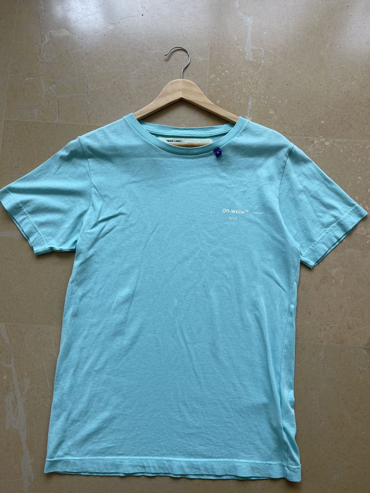 Off-White Off white slim fit small logo tee Size US XS / EU 42 / 0 - 4 Thumbnail