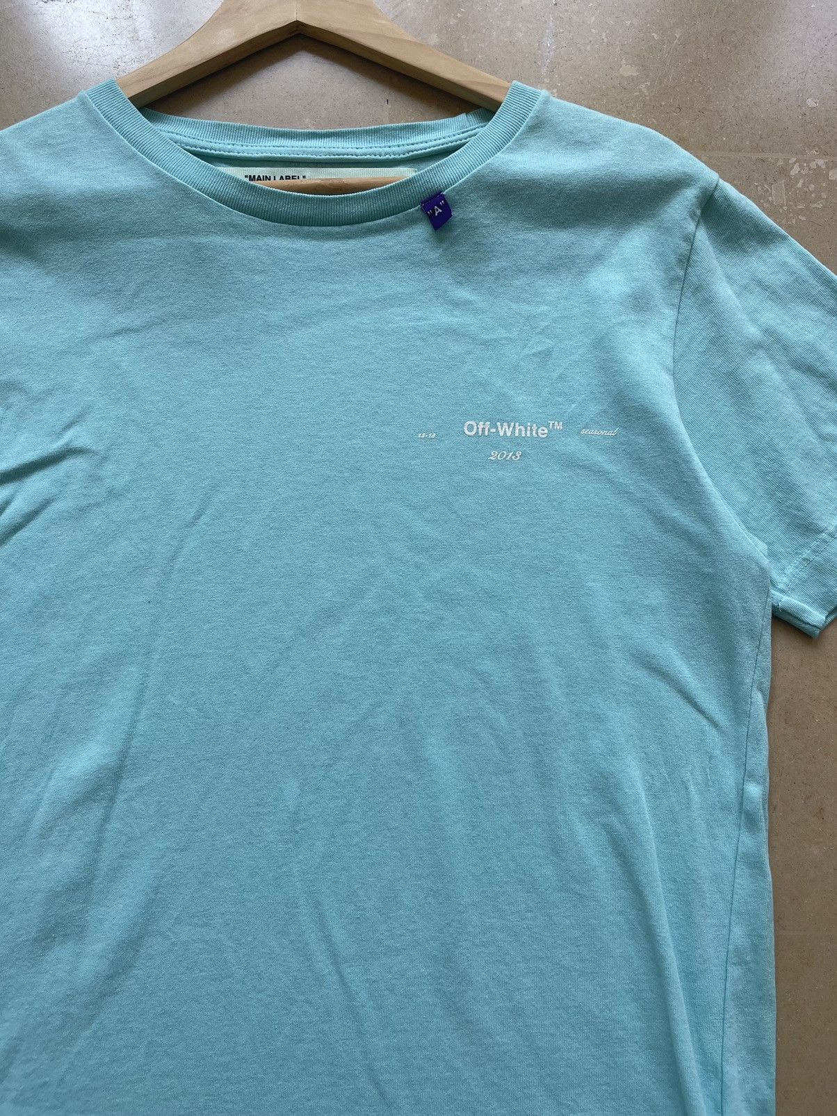 Off-White Off white slim fit small logo tee Size US XS / EU 42 / 0 - 5 Thumbnail