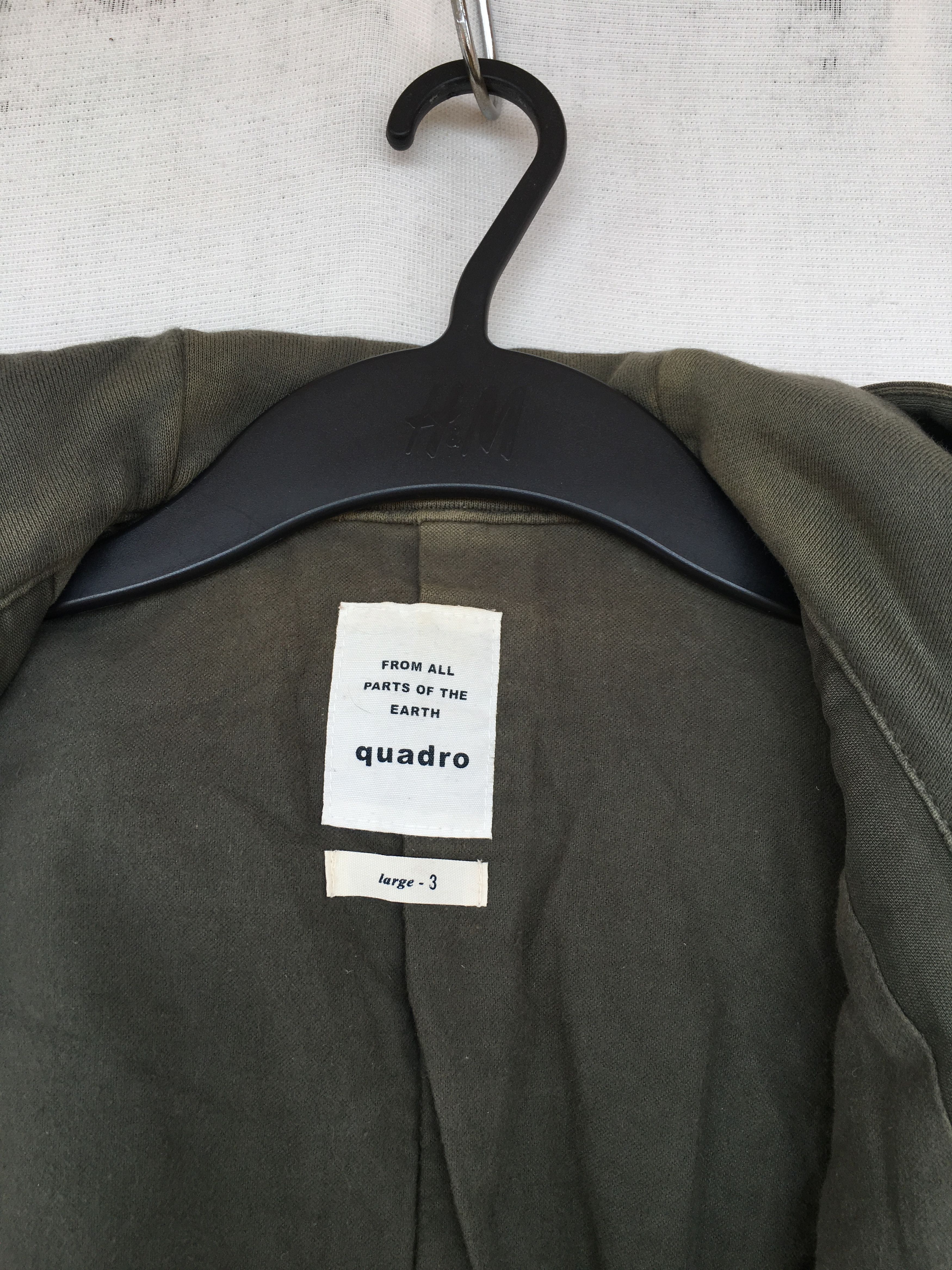 Japanese Brand green military heavy cotton hoodie jacket Size US L / EU 52-54 / 3 - 3 Thumbnail