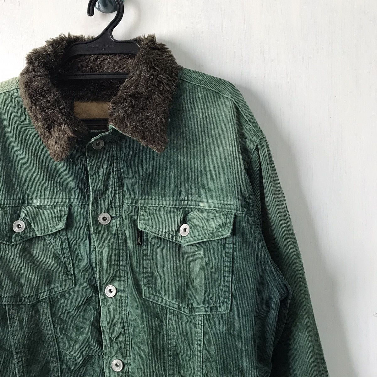 Beams Plus Vtg Sun Faded Beams Corduroy Trucker Style Jacket Size US L / EU 52-54 / 3 - 4 Thumbnail