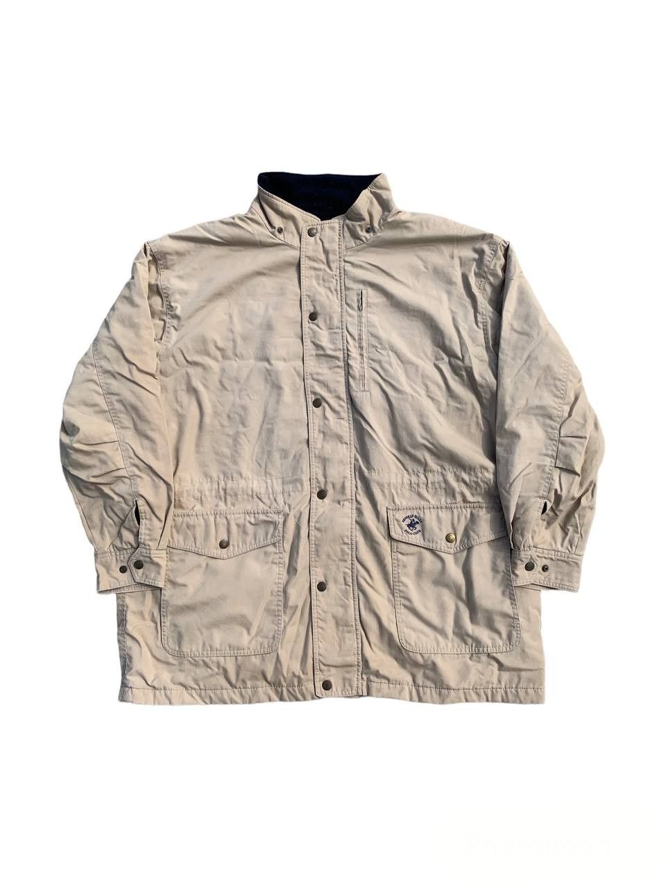 image of Beverly Hills Polo Club Fleece Lined Parka in Beige, Men's (Size 2XL)