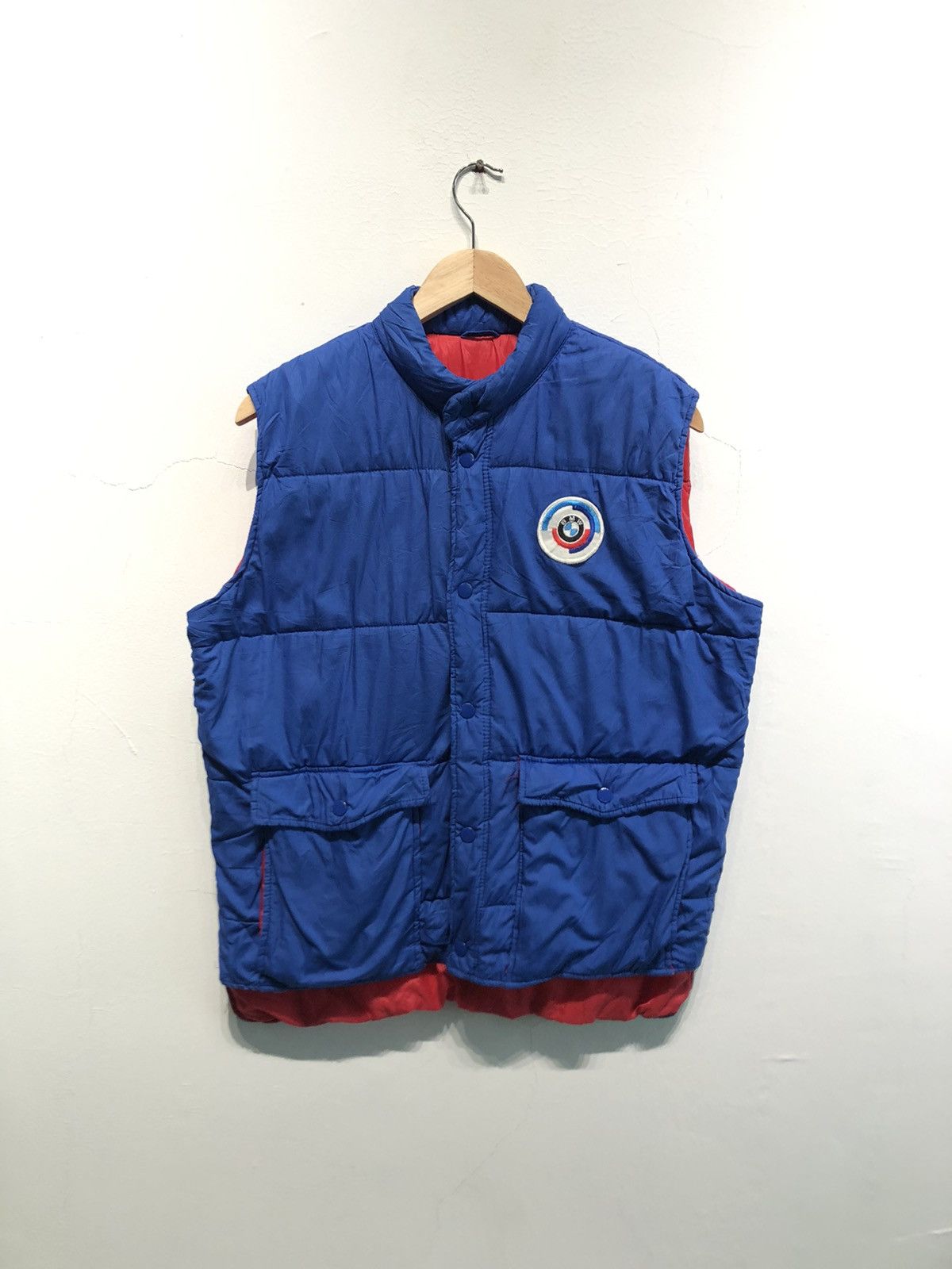 BMW × Vintage Vintage Bmw Sleeveless Jacket Size US L / EU 52-54 / 3 - 1 Thumbnail