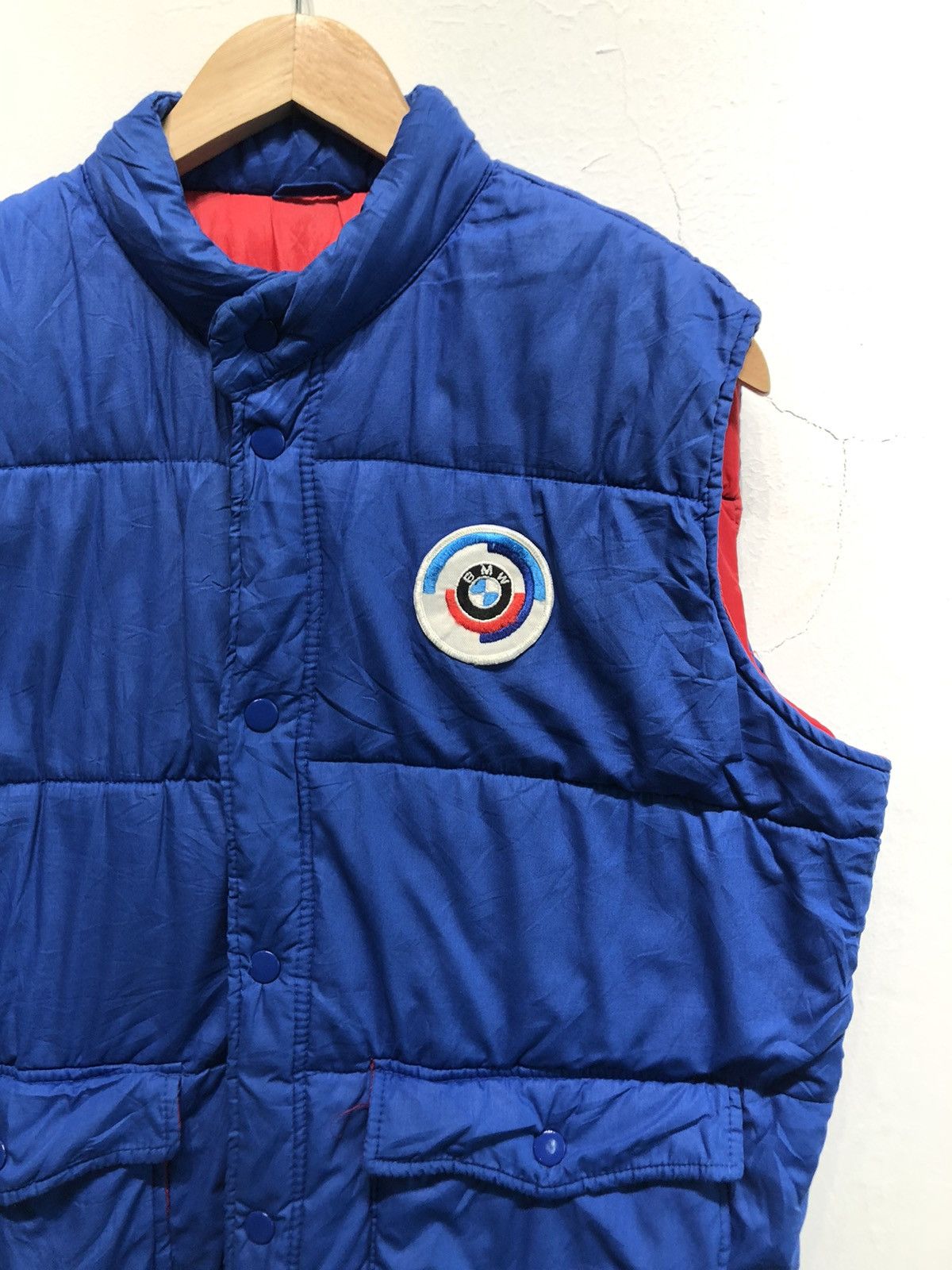 BMW × Vintage Vintage Bmw Sleeveless Jacket Size US L / EU 52-54 / 3 - 3 Thumbnail