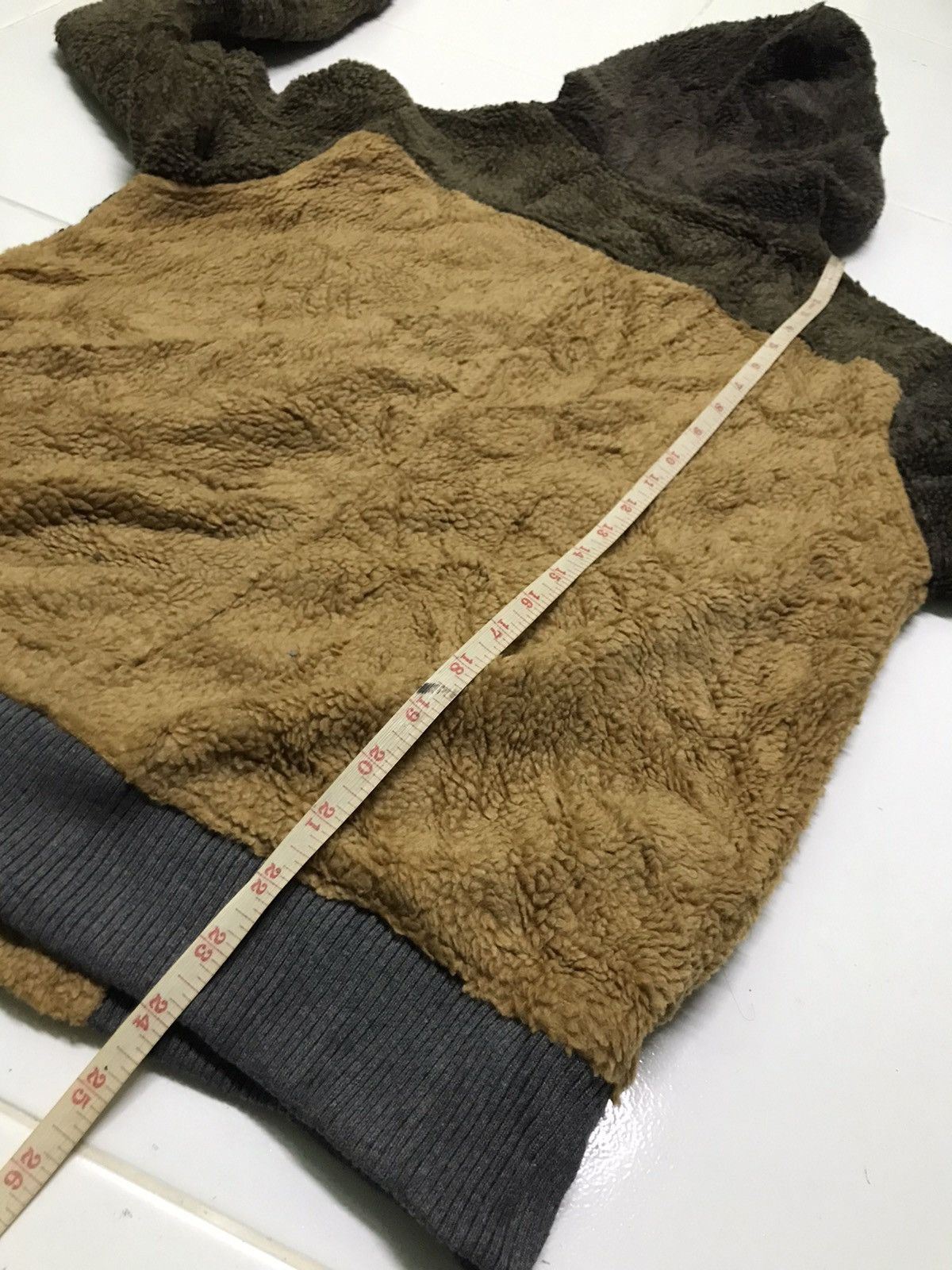 Japanese Brand Panhard deep pile fleece multicolour jacket hooded Size US M / EU 48-50 / 2 - 7 Thumbnail