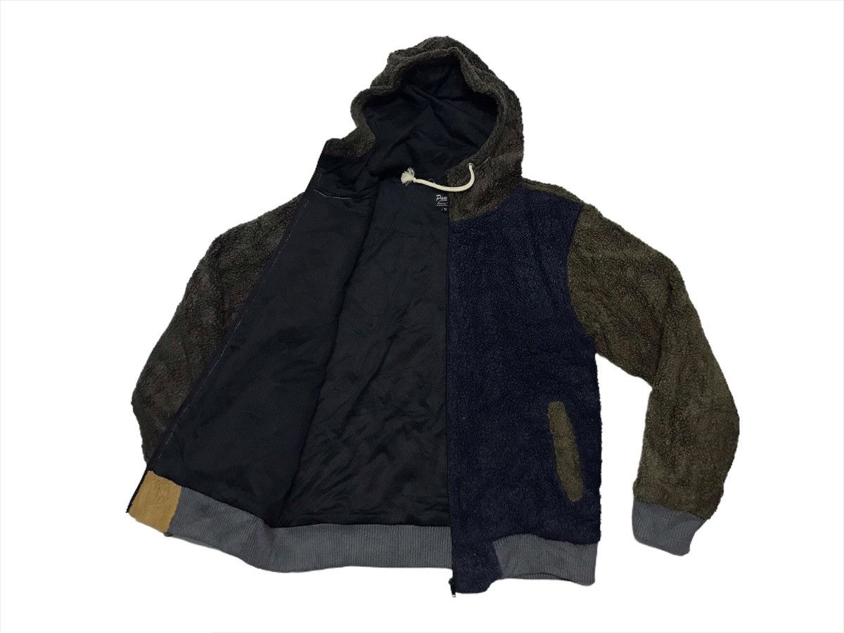 Japanese Brand Panhard deep pile fleece multicolour jacket hooded Size US M / EU 48-50 / 2 - 4 Thumbnail