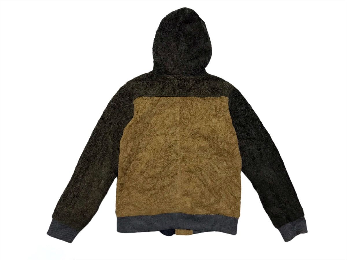 Japanese Brand Panhard deep pile fleece multicolour jacket hooded Size US M / EU 48-50 / 2 - 5 Thumbnail