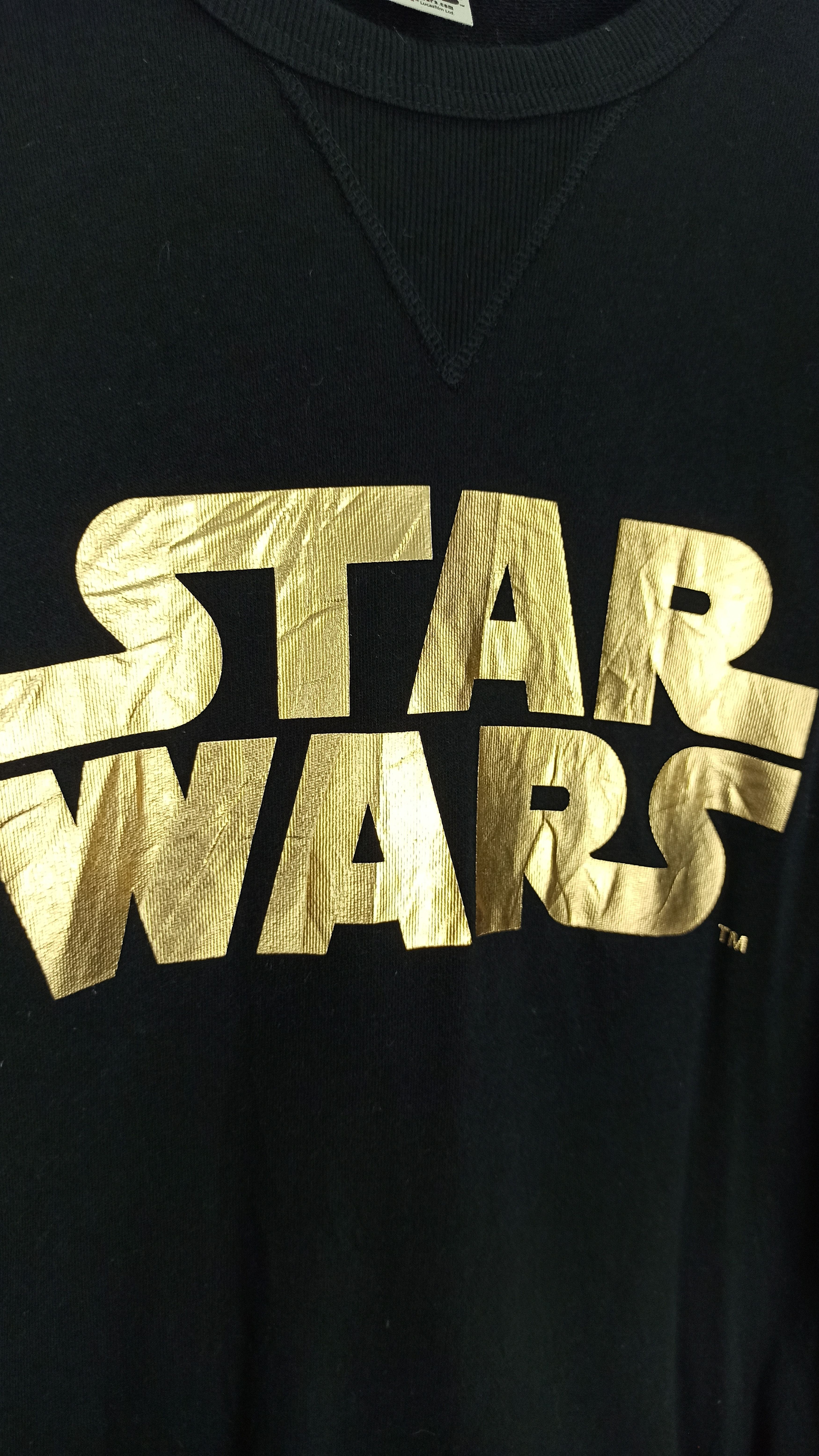 Star Wars Sweatshirt Star Wars X Uniqlo Big Logo Gold Colour Size US S / EU 44-46 / 1 - 2 Thumbnail