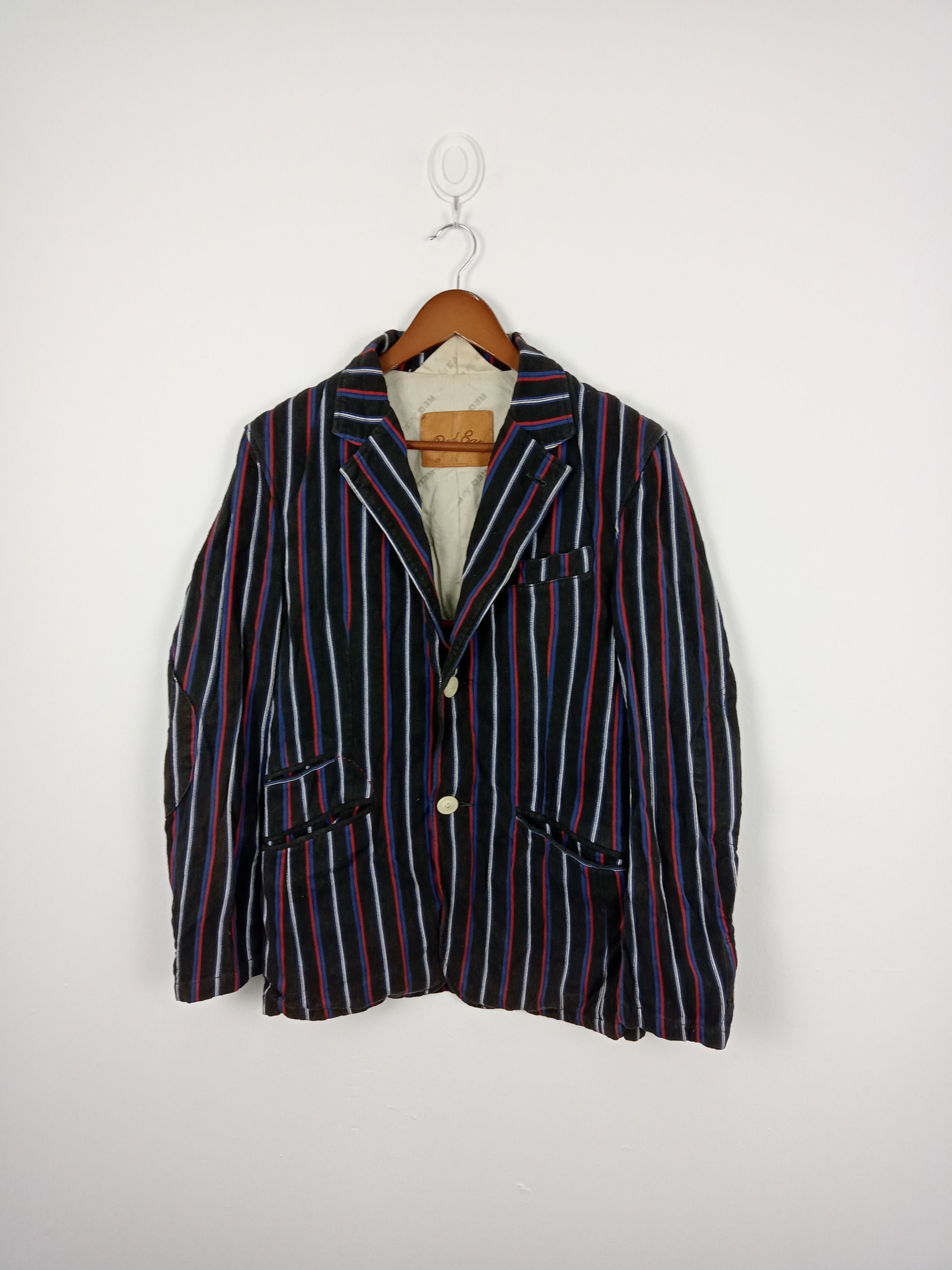 Paul Smith × Paul Smith Red Ear Paul Smith Red Ear Stripe Nice Design Blazer Jacket Size US L / EU 52-54 / 3 - 1 Thumbnail