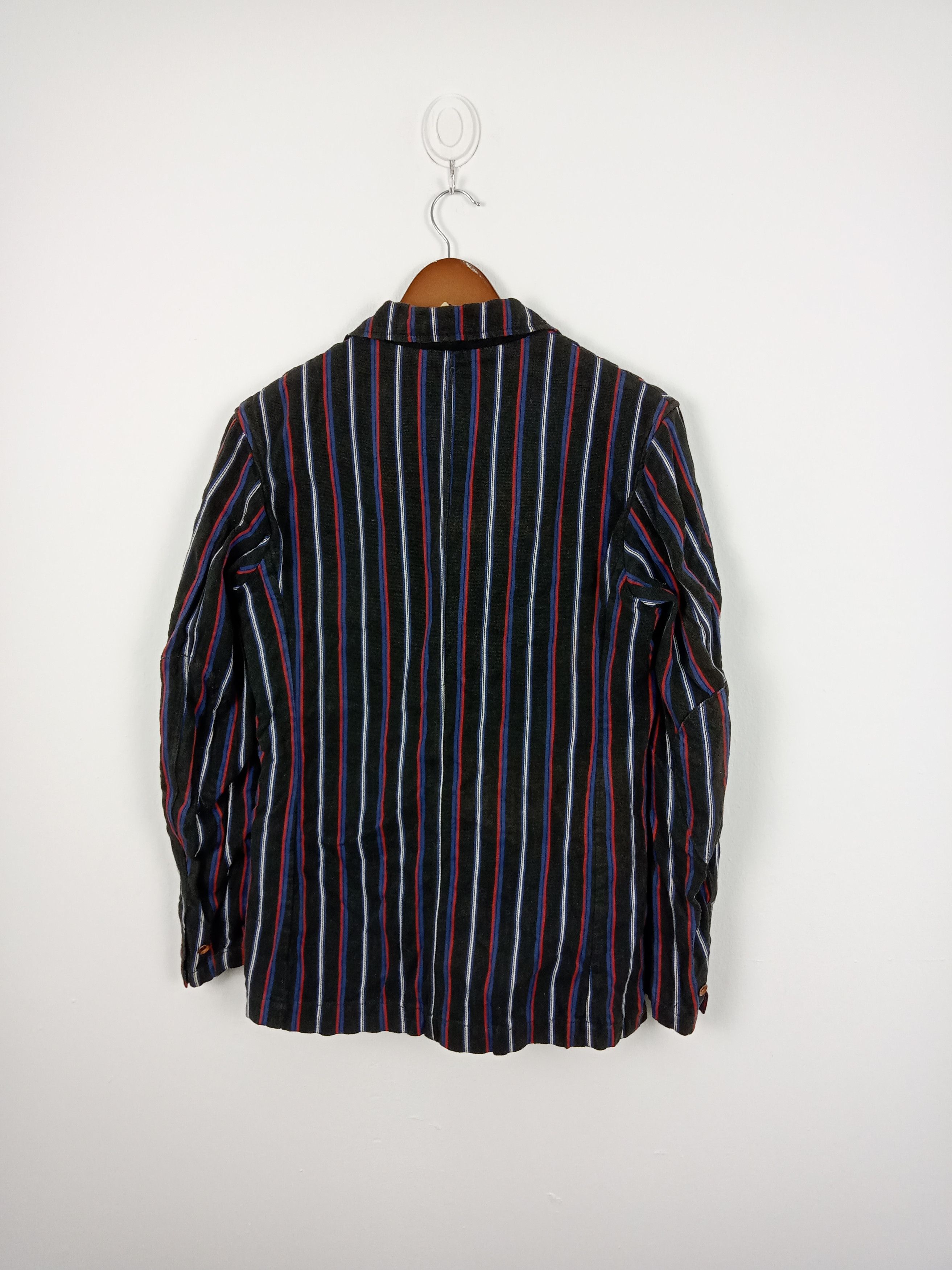 Paul Smith × Paul Smith Red Ear Paul Smith Red Ear Stripe Nice Design Blazer Jacket Size US L / EU 52-54 / 3 - 2 Thumbnail