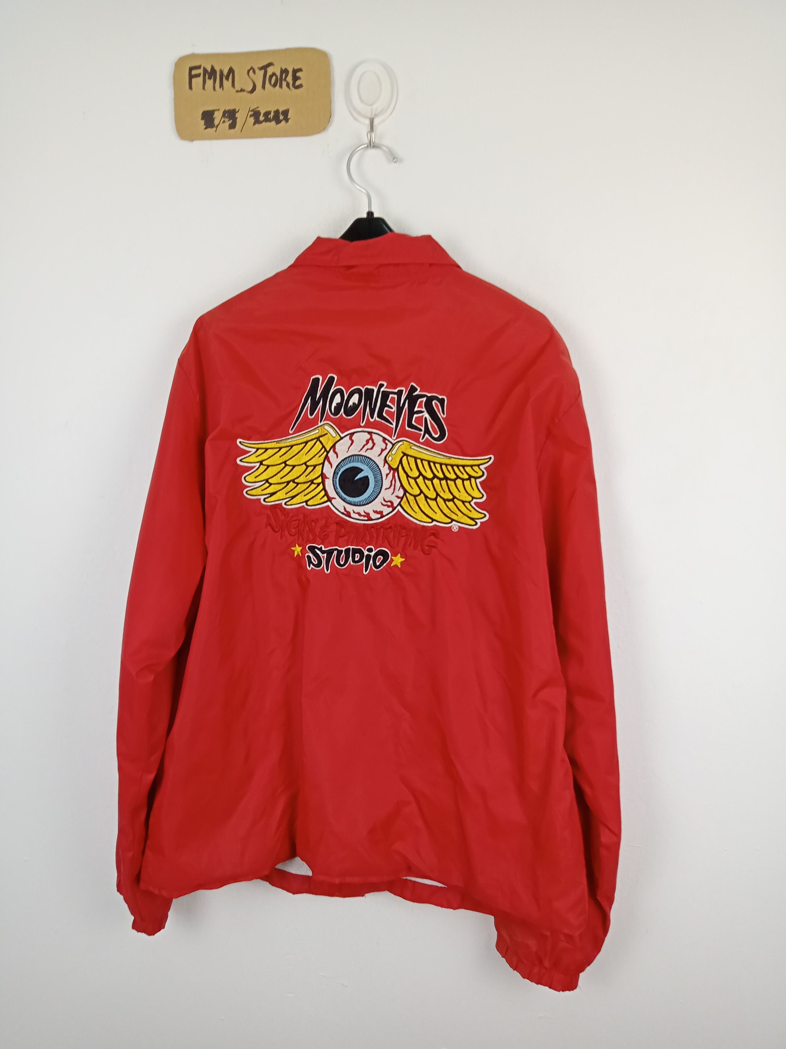 Vintage Vintage Mooneyes Big Logo Jacket | Grailed