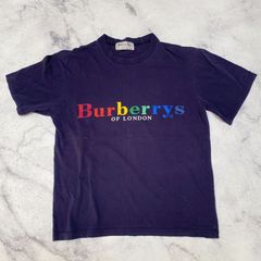 Burberry rainbow cheap logo tee