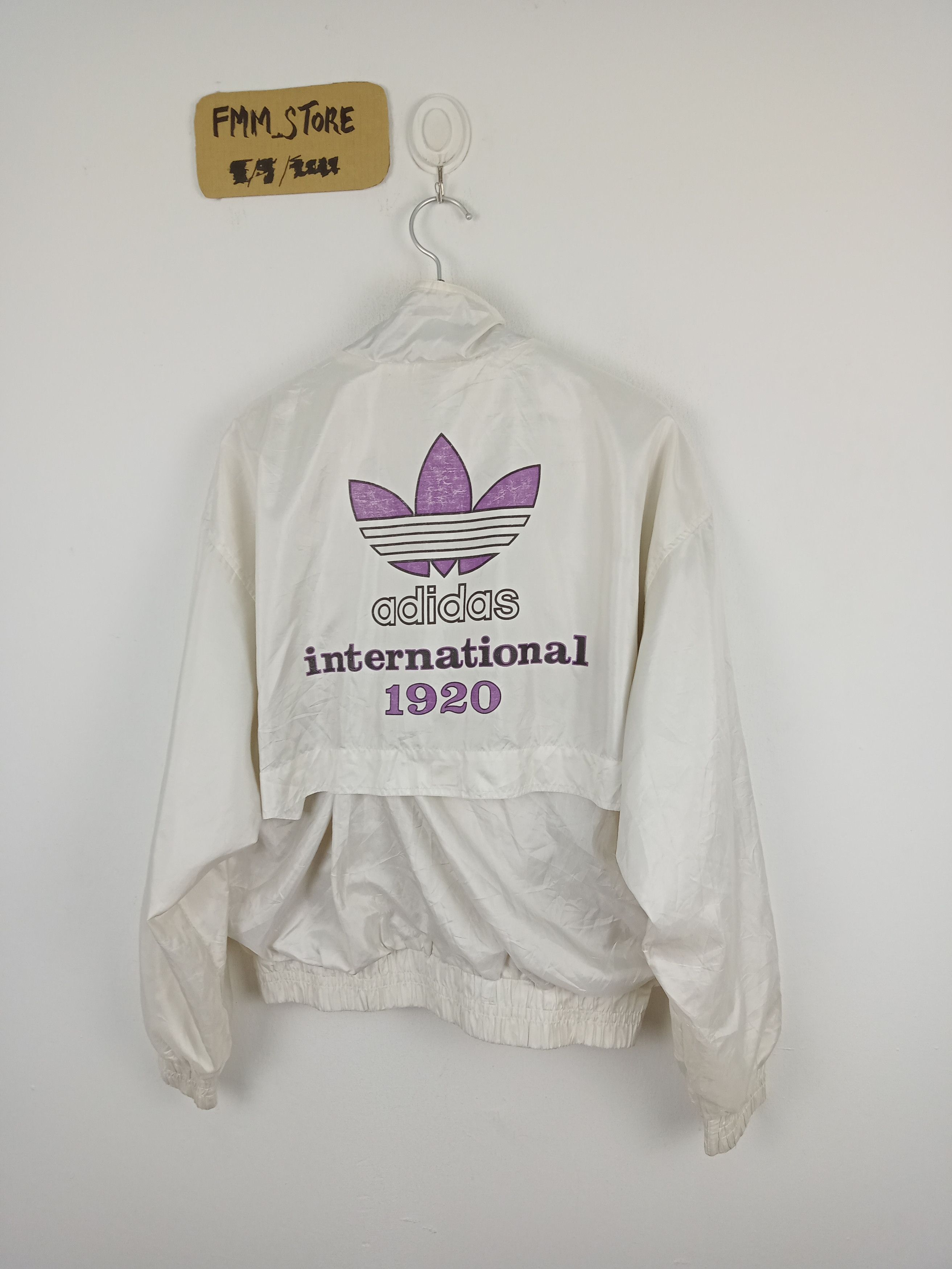 Adidas × Vintage Vintage Adidas Big Logo Jacket Size US L / EU 52-54 / 3 - 1 Thumbnail