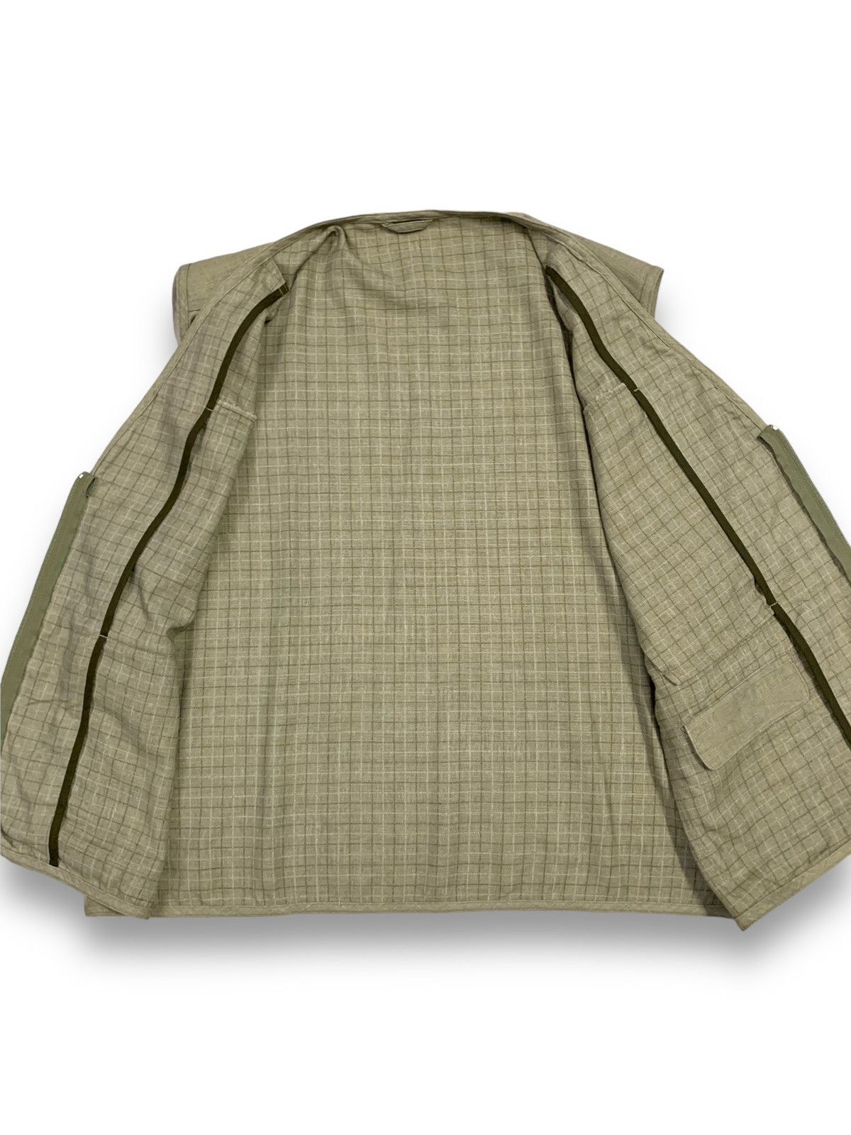 Japanese Brand Japanese Brand Checked Lined Multi-pockets Tactical Vest Size US M / EU 48-50 / 2 - 3 Thumbnail