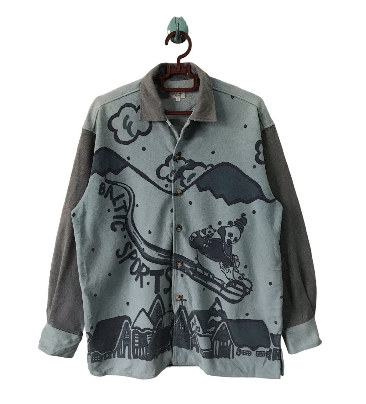 Jean Charles De Castelbajac Nice Printed Jean Charles de Castelbajac Sport Button Jacket Size US L / EU 52-54 / 3 - 1 Thumbnail
