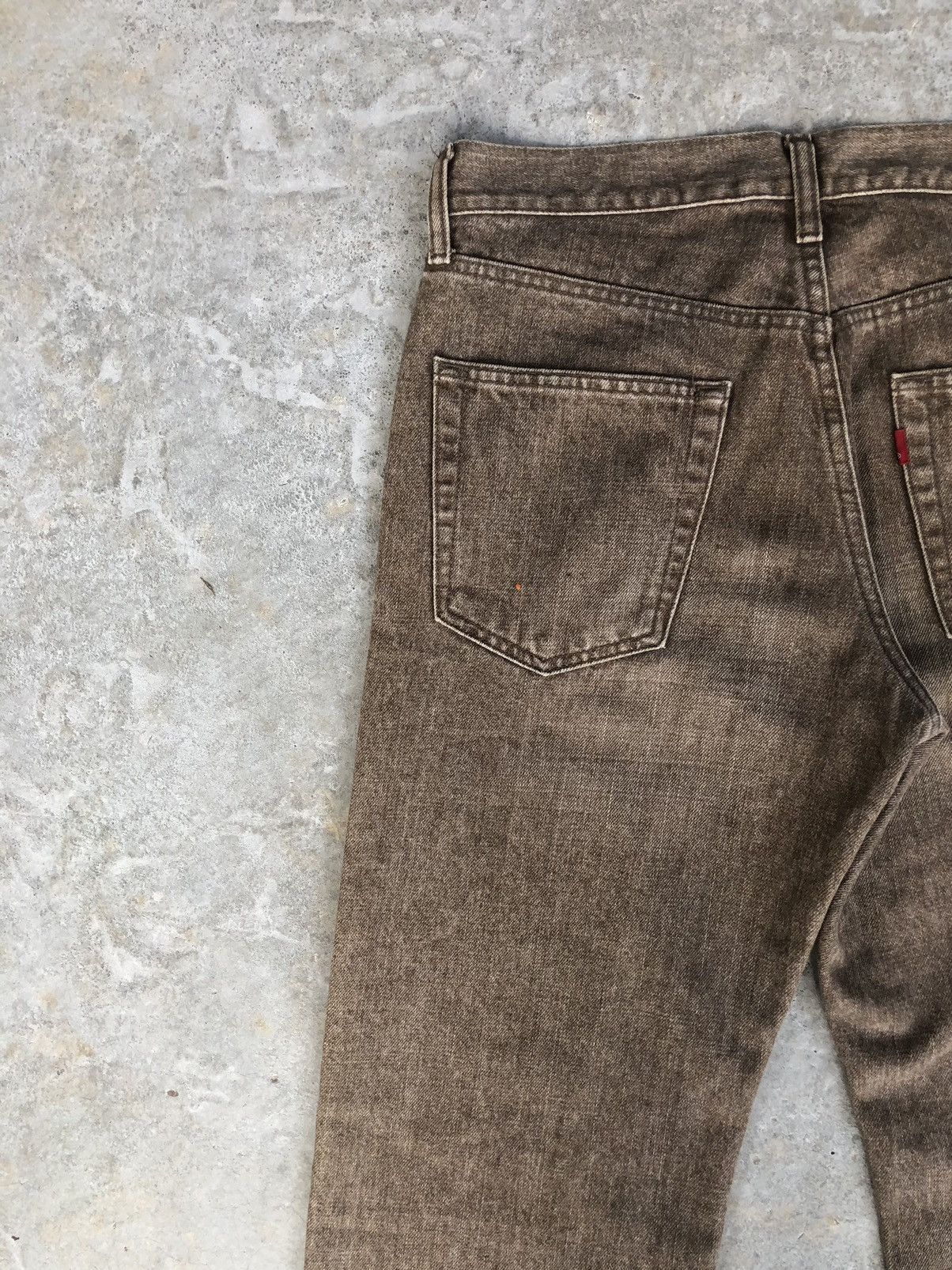 Le Grande Bleu (L.G.B.) Japanese Bobson Distressed Jeans Slim Cut Size US 31 - 9 Thumbnail