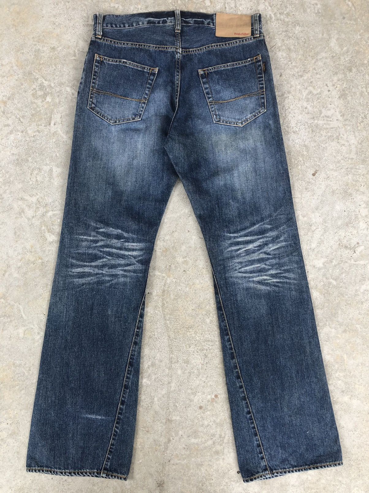If Six Was Nine Japanese Flare Jeans Distressed Jeans Bootcut Size US 33 - 2 Thumbnail