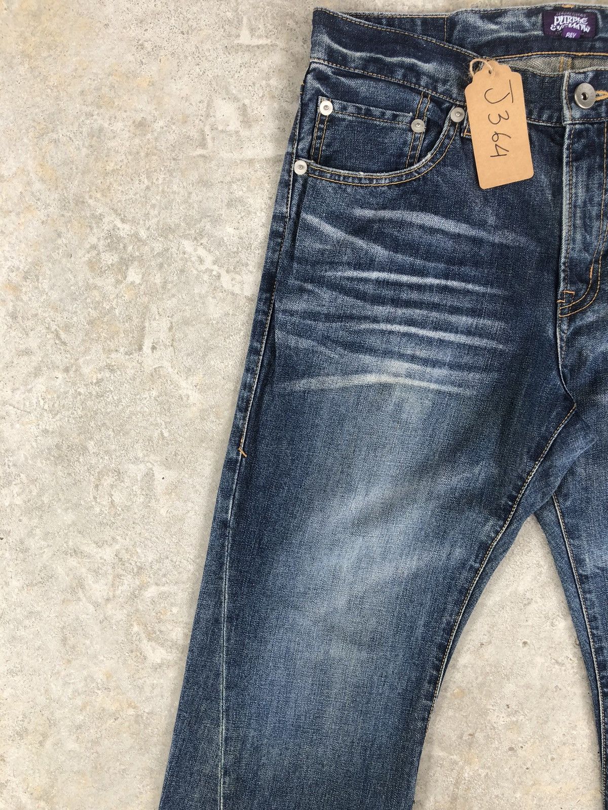 If Six Was Nine Japanese Flare Jeans Distressed Jeans Bootcut Size US 33 - 4 Thumbnail