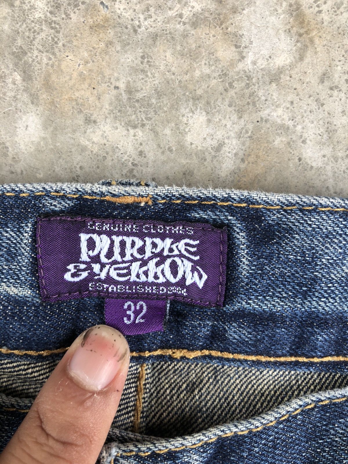 If Six Was Nine Japanese Flare Jeans Distressed Jeans Bootcut Size US 33 - 15 Thumbnail