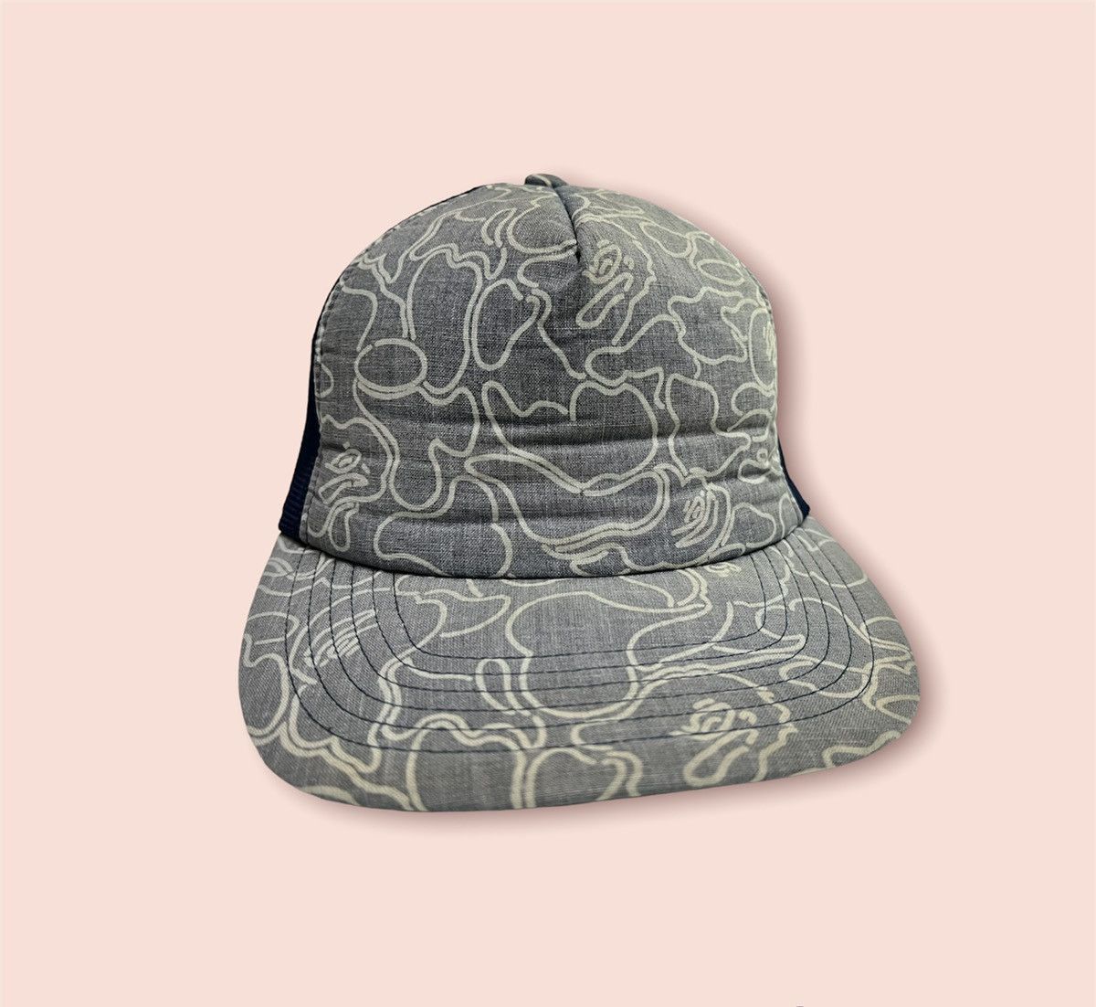 Bape VINTAGE BAPE STENCIL CAMO TRUCKER SNAPBACK Size ONE SIZE - 11 Thumbnail