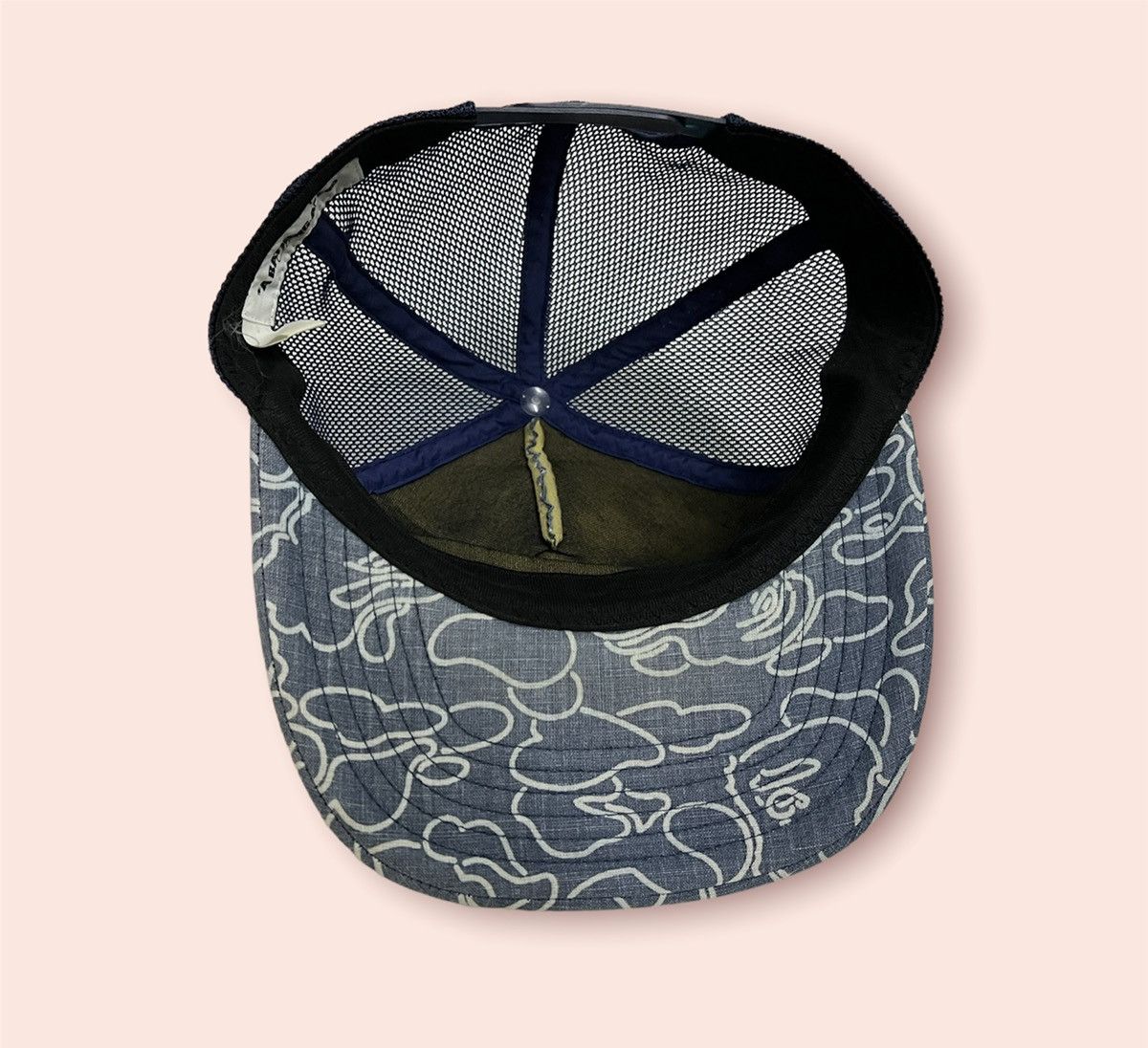 Bape VINTAGE BAPE STENCIL CAMO TRUCKER SNAPBACK Size ONE SIZE - 12 Thumbnail