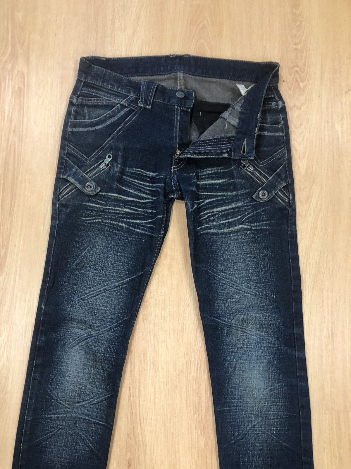 PPFM PPFM Distressed Denim Punk style Size US 30 / EU 46 - 3 Thumbnail