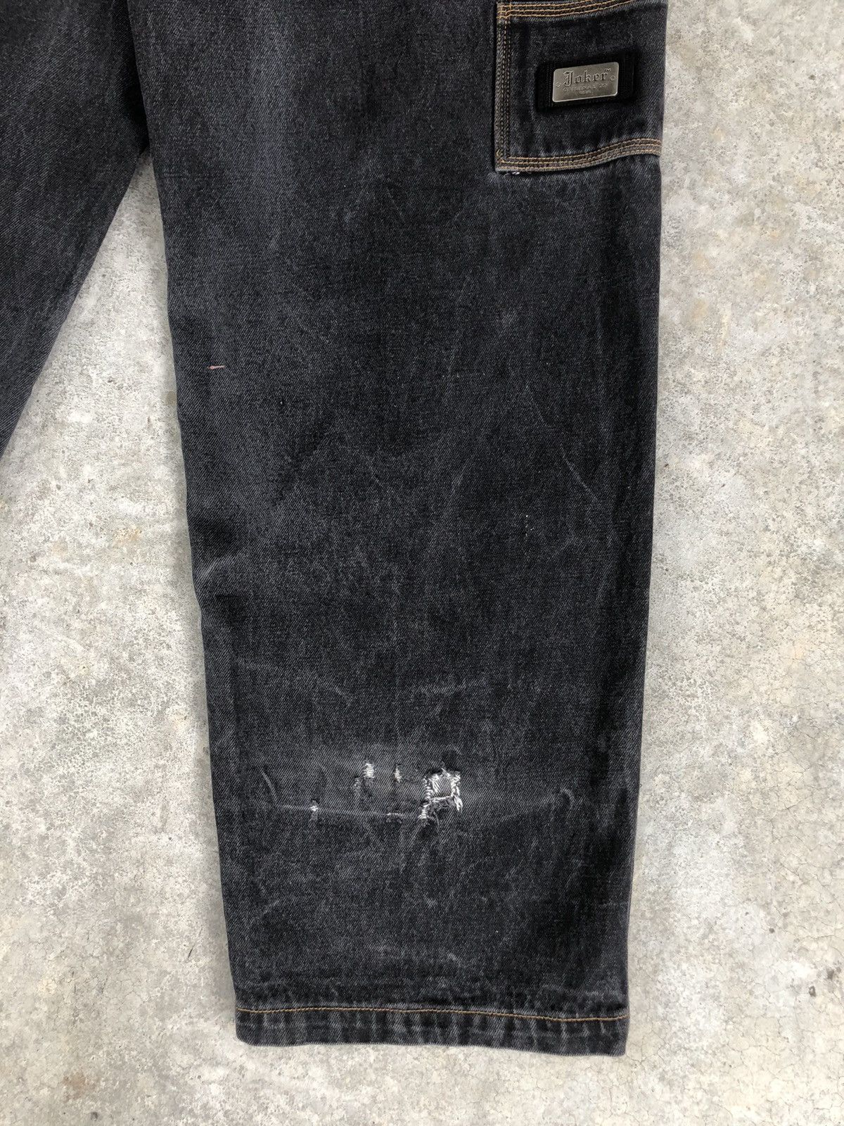 Japanese Brand Japanese Joker Baggy Jeans Hi Hop Distresssed Jeans Size US 34 / EU 50 - 12 Thumbnail