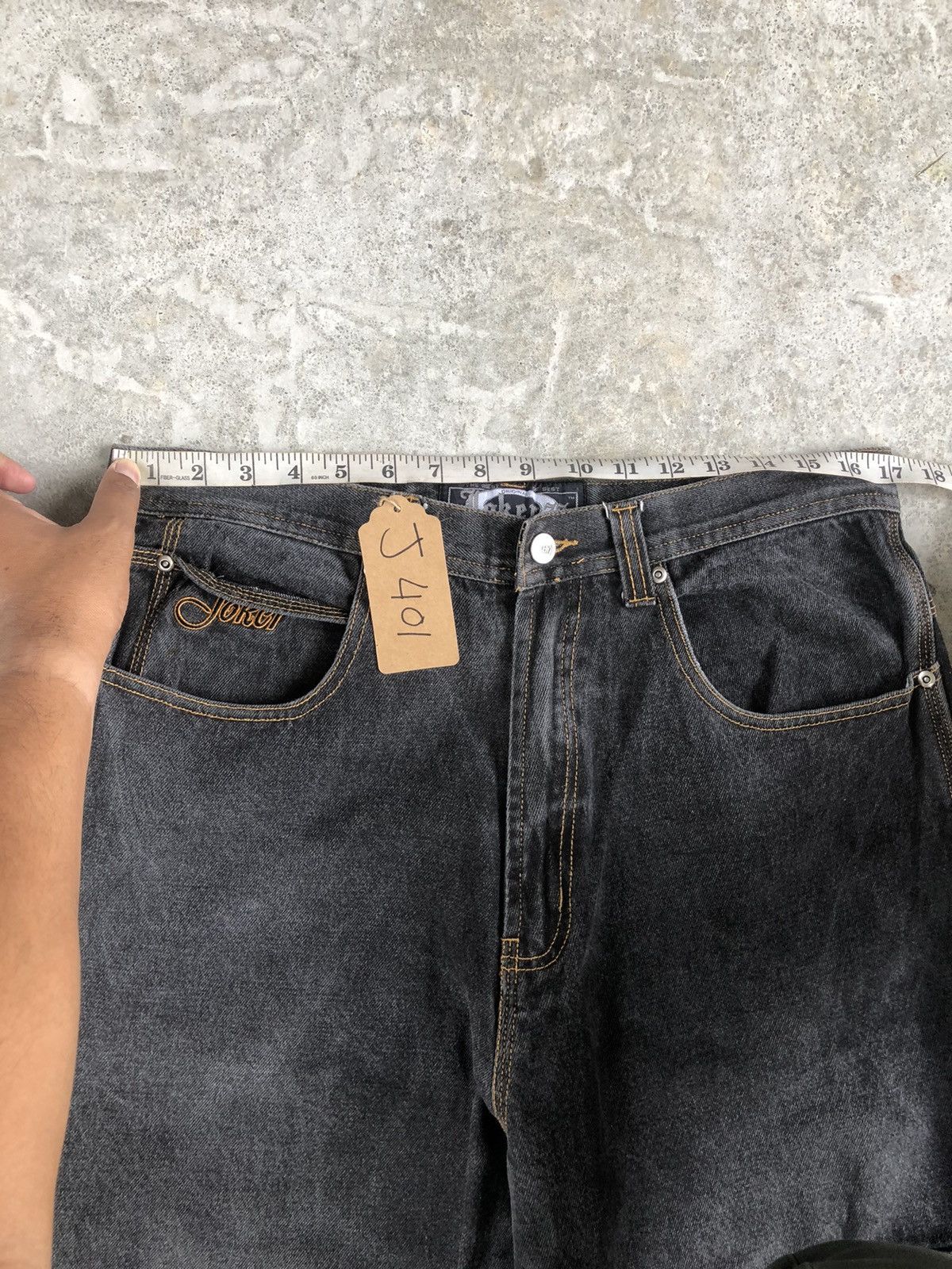 Japanese Brand Japanese Joker Baggy Jeans Hi Hop Distresssed Jeans Size US 34 / EU 50 - 21 Thumbnail