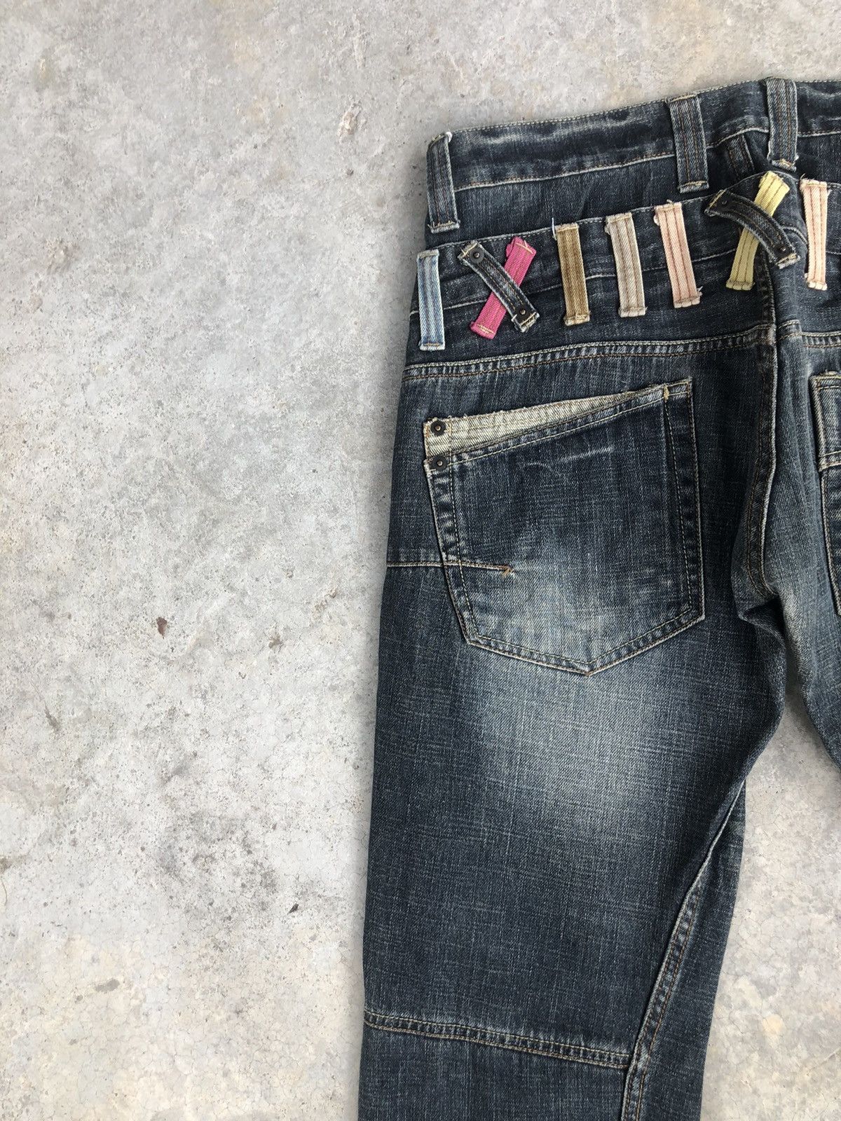 Hysteric Glamour Japanese Dominate Double Waist Distressed Jeans Size US 31 - 9 Thumbnail