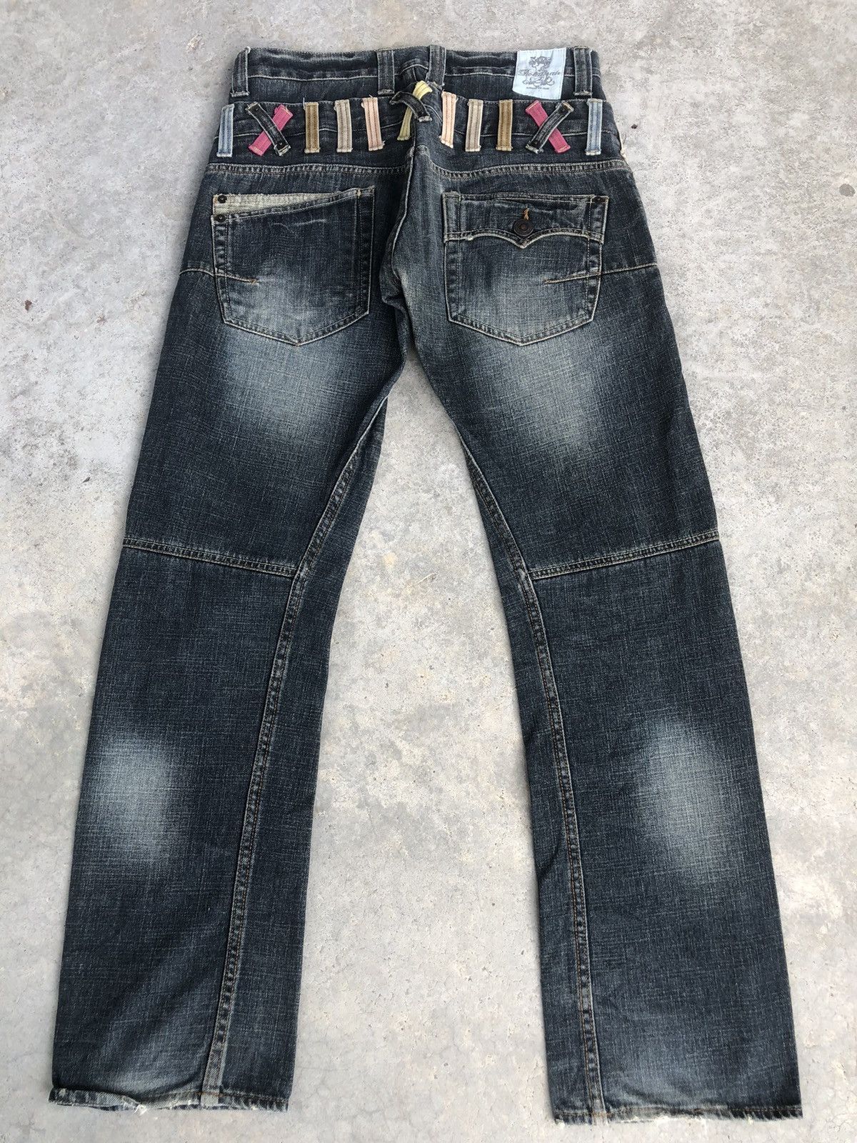 Hysteric Glamour Japanese Dominate Double Waist Distressed Jeans Size US 31 - 2 Thumbnail
