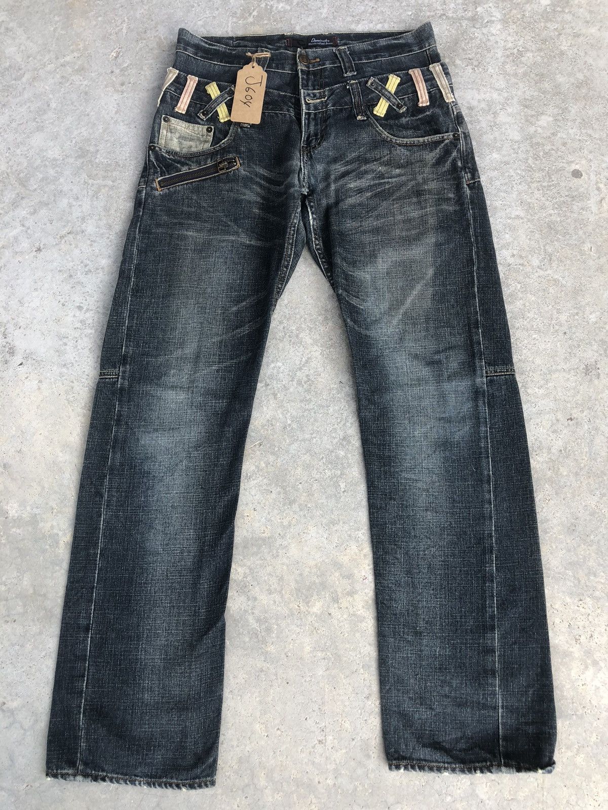 Hysteric Glamour Japanese Dominate Double Waist Distressed Jeans Size US 31 - 1 Thumbnail