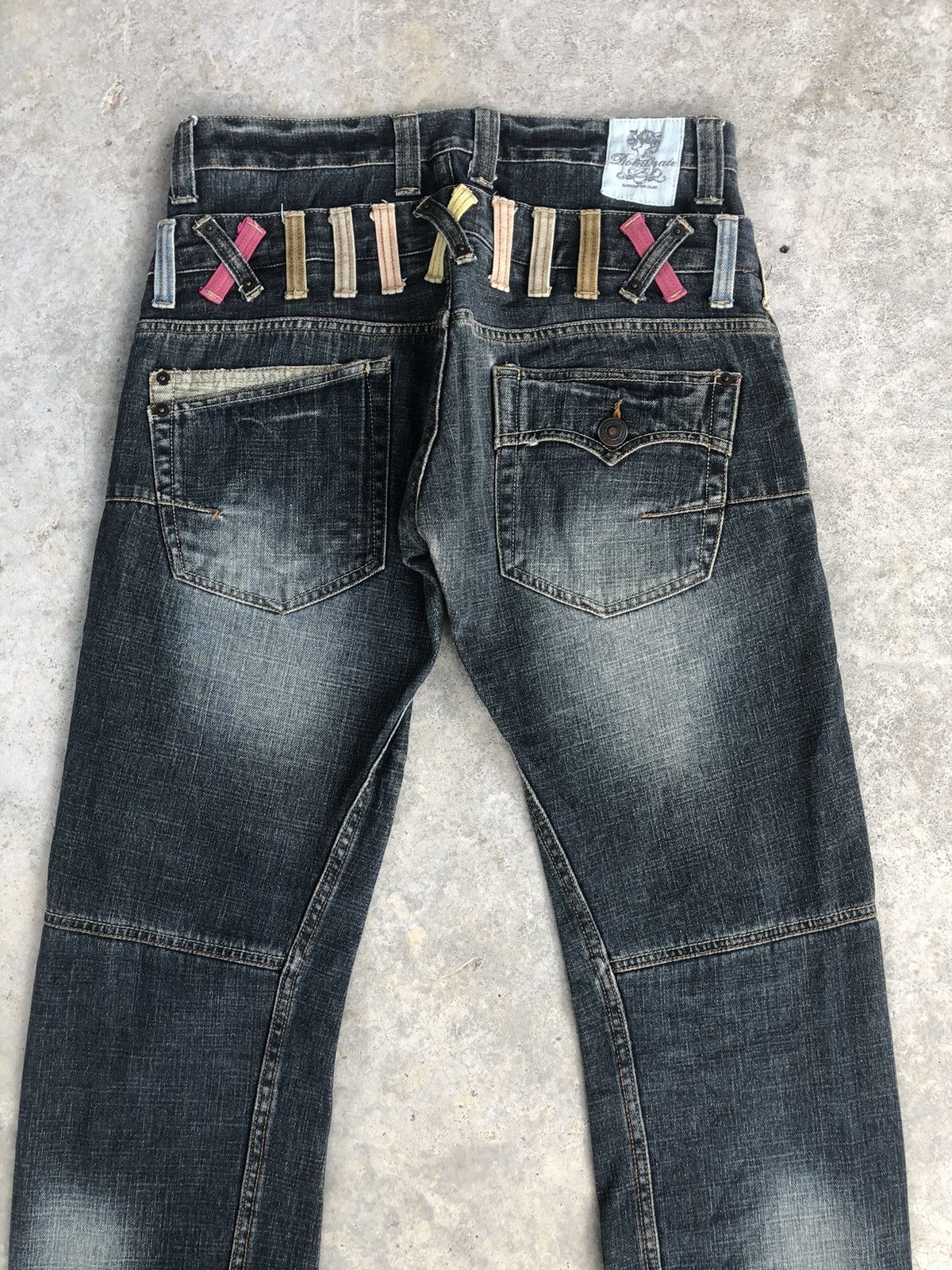 Hysteric Glamour Japanese Dominate Double Waist Distressed Jeans Size US 31 - 8 Thumbnail