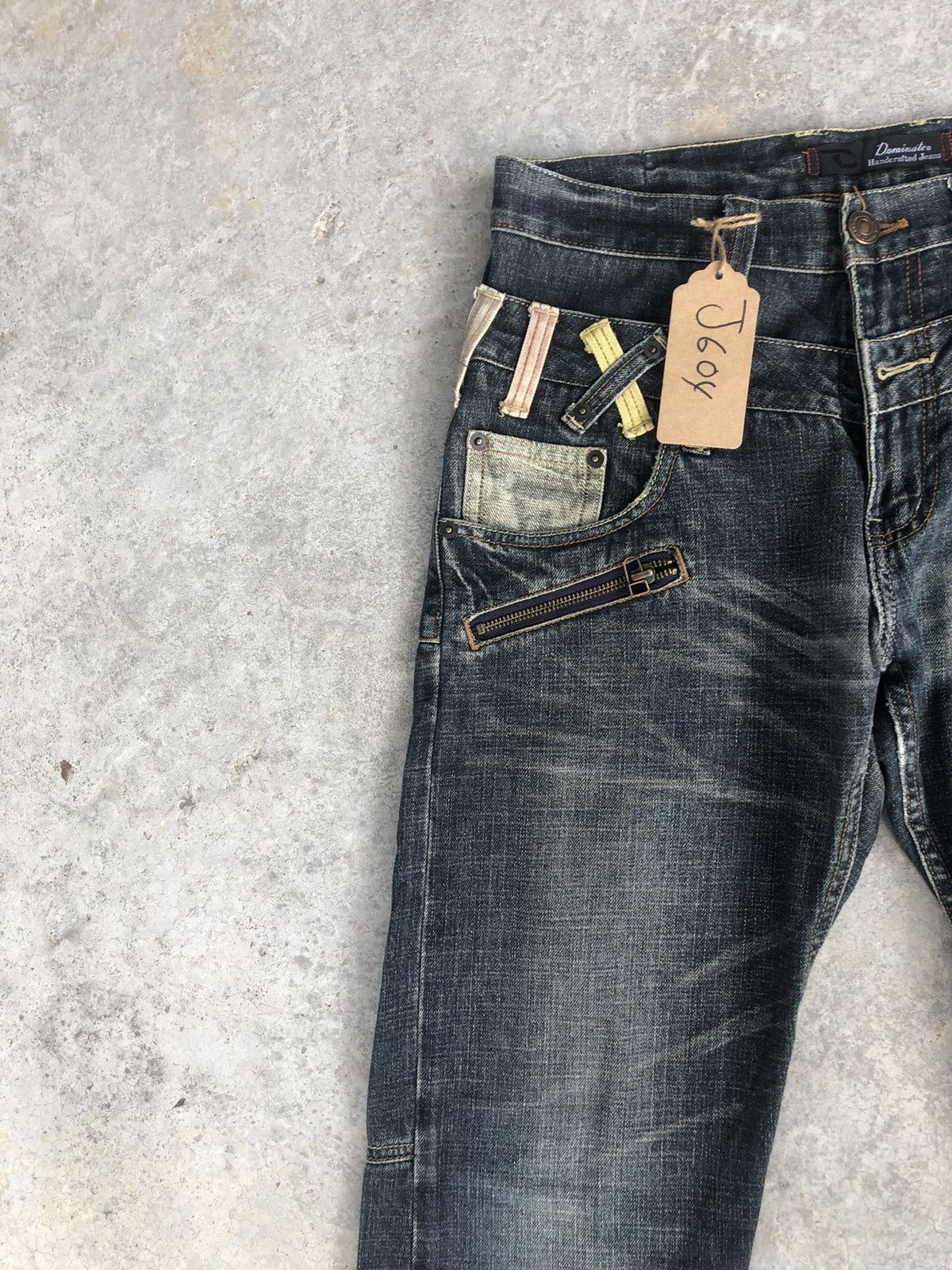 Hysteric Glamour Japanese Dominate Double Waist Distressed Jeans Size US 31 - 4 Thumbnail